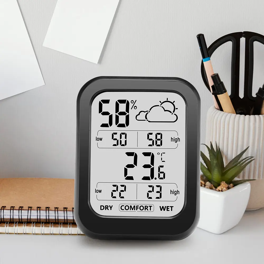 Digital Indoor  Thermometer Hygrometer Room Calibrated Humidity Meter Temperature Humidity Monitor Indicator Sensor ℃/℉