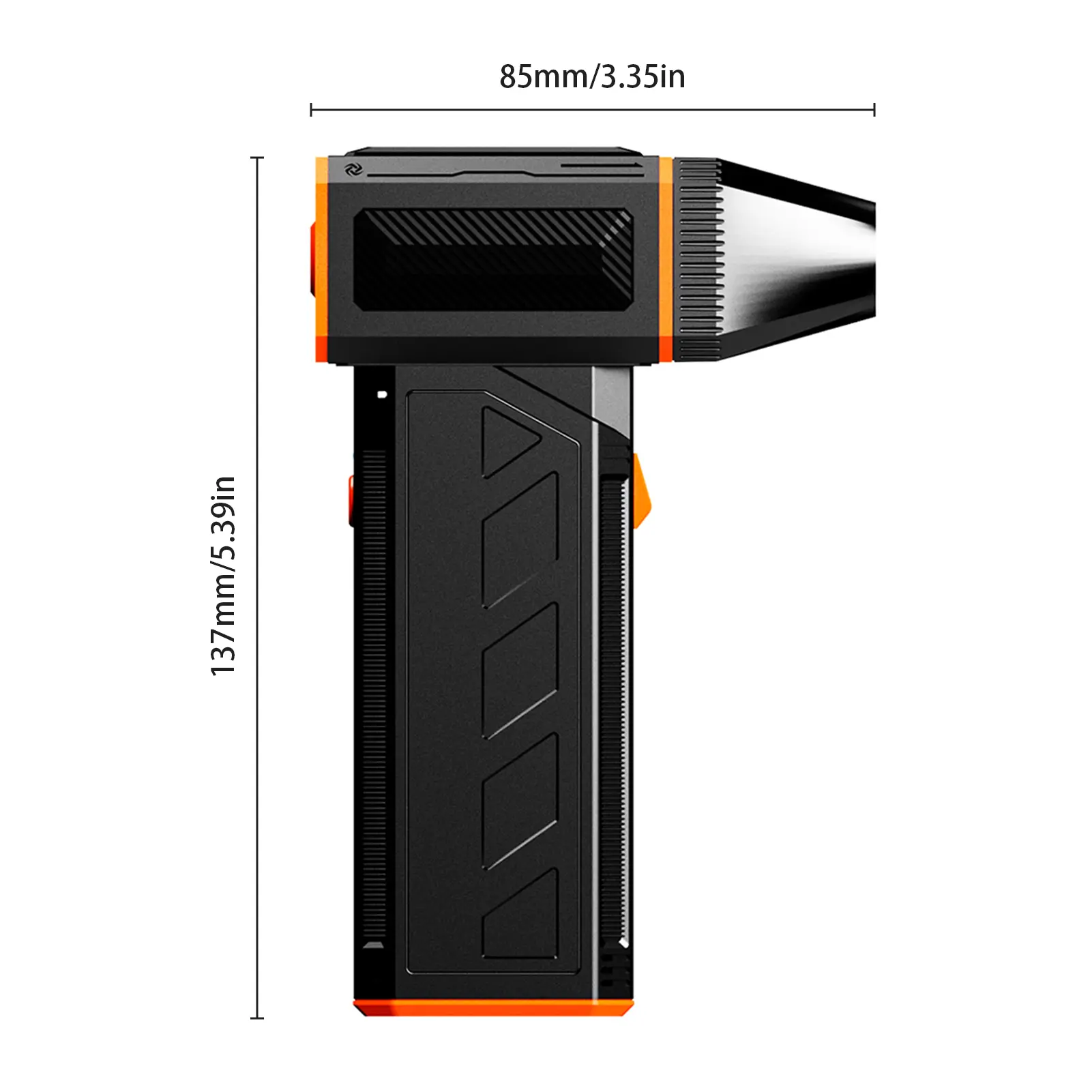 Handheld Jet Fan Brushless Motor Car Dryer Air Blower Turbo Fan 120000 RPM Adjustable High Speed Keyboard Cleaning Tool w/ TypeC