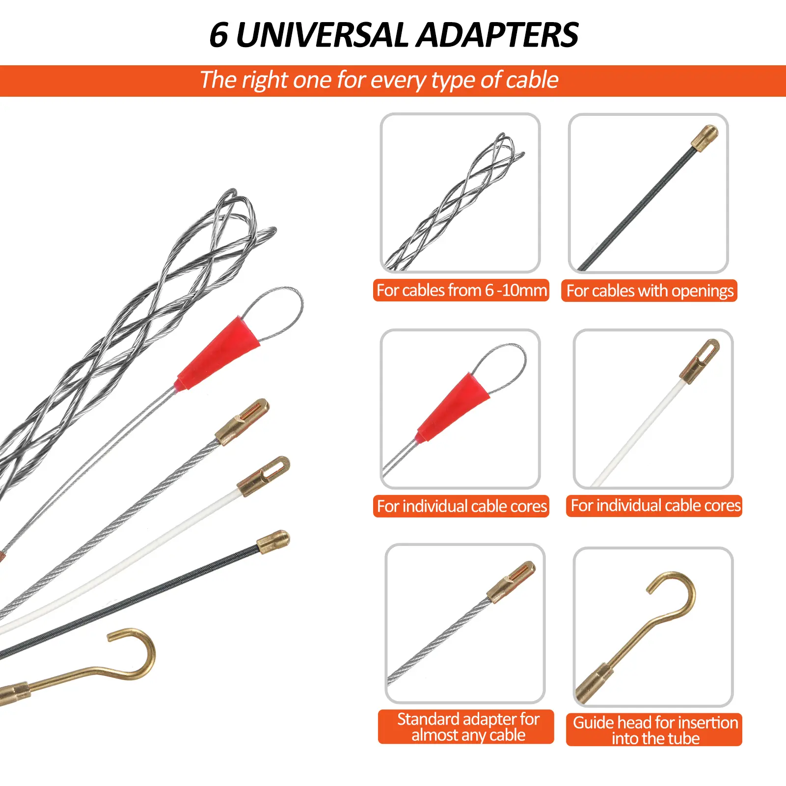 Cable Retractable Aid Fast Wire Puller Special Wire Take-up and Threading Tools Puller for Electricians Wall Cable Auxiliary