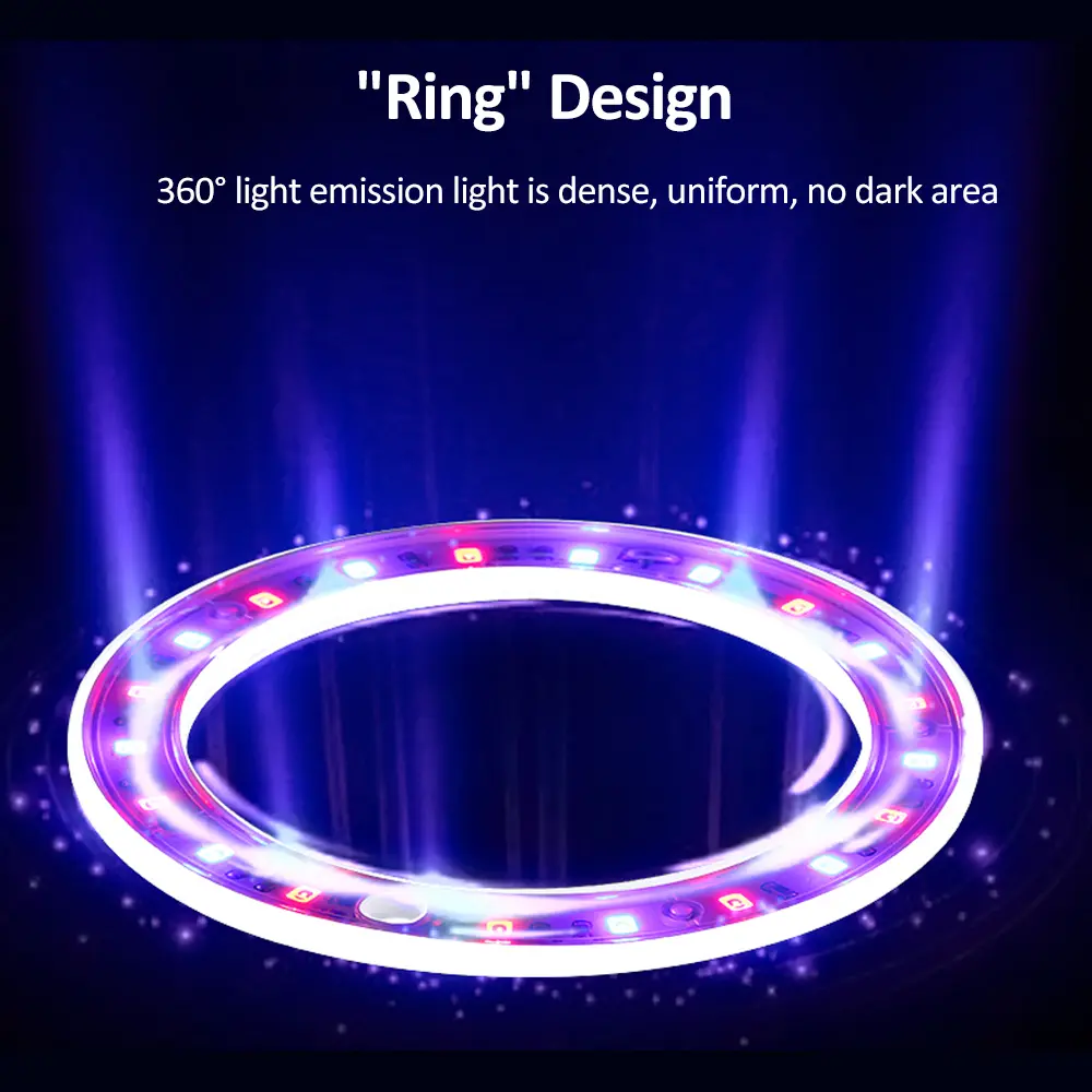 LED USB Grow Light Phytolamp for Plants 16H Timer Control Full Spectrum Lights Home Flower Seedling Clip Phyto Lamp