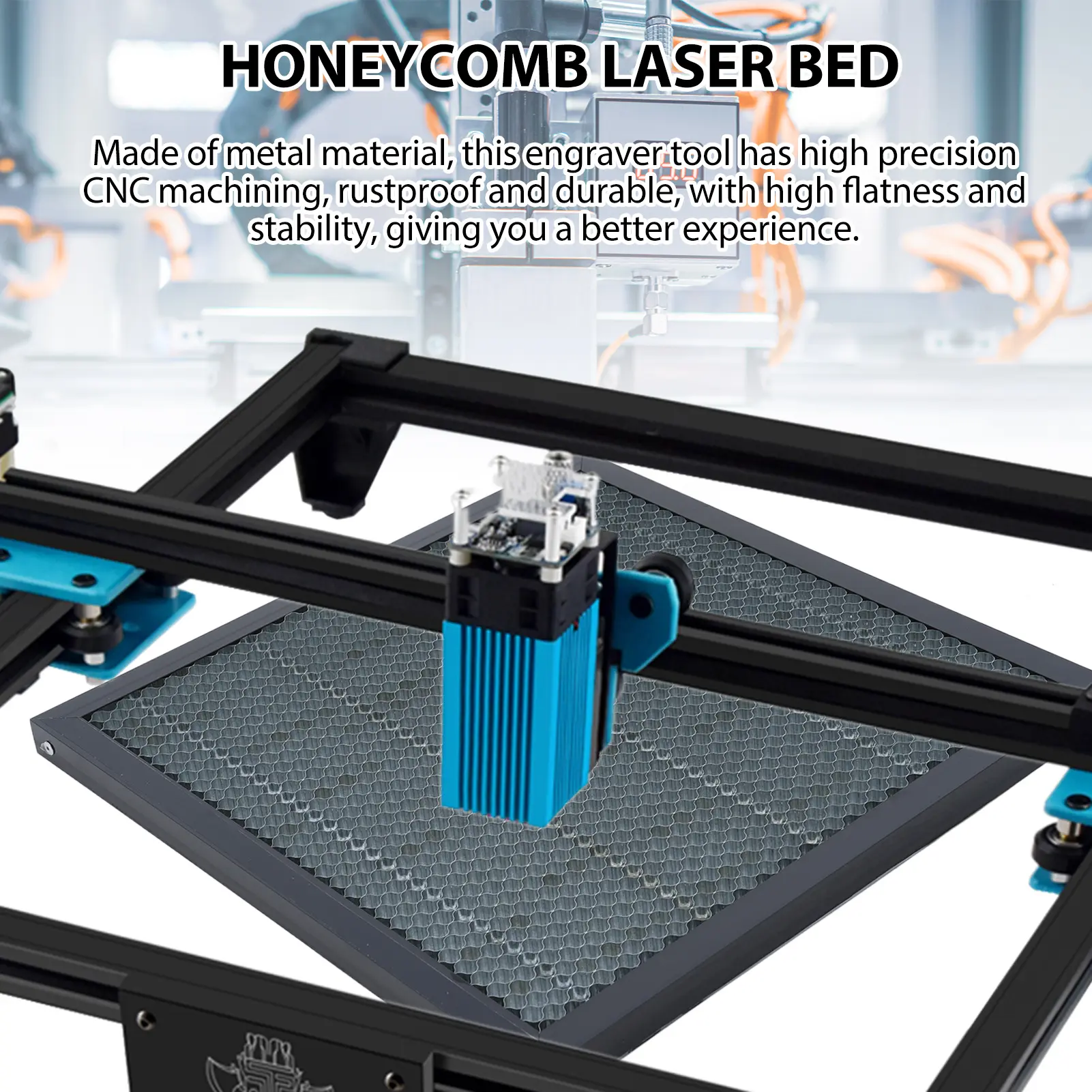 Laser Honeycomb Working Table For CO2 Laser Engraver Cutting Machine CNC Honeycomb Panel Bed 400x400mm