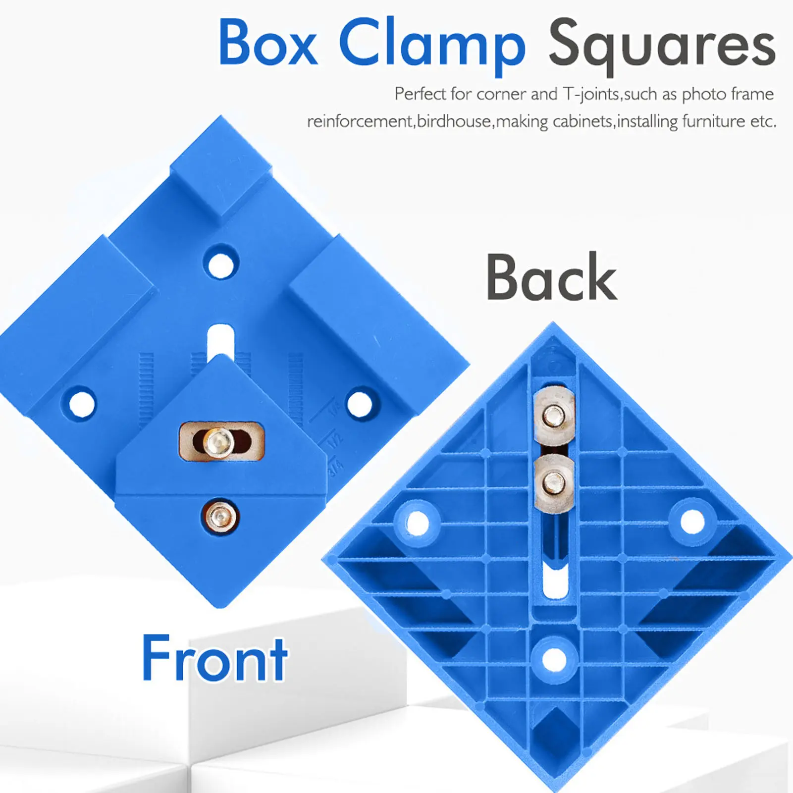 4PCS Wood Frame Clamp Adjustable 90 Degree Woodworking Corner Clamp Multifunctional Easy To Use 2 Modes for Boxes Drawers