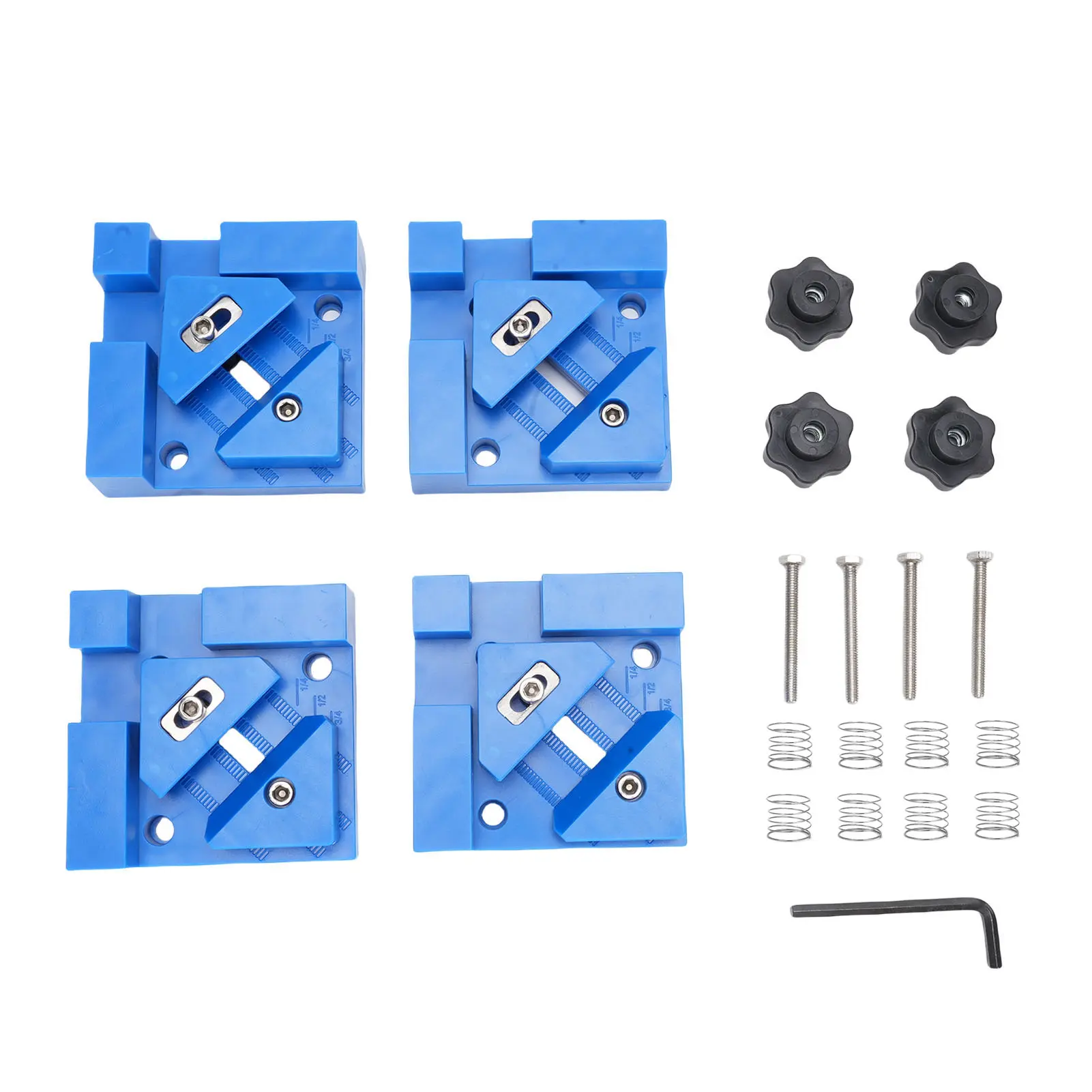 4PCS Wood Frame Clamp Adjustable 90 Degree Woodworking Corner Clamp Multifunctional Easy To Use 2 Modes for Boxes Drawers