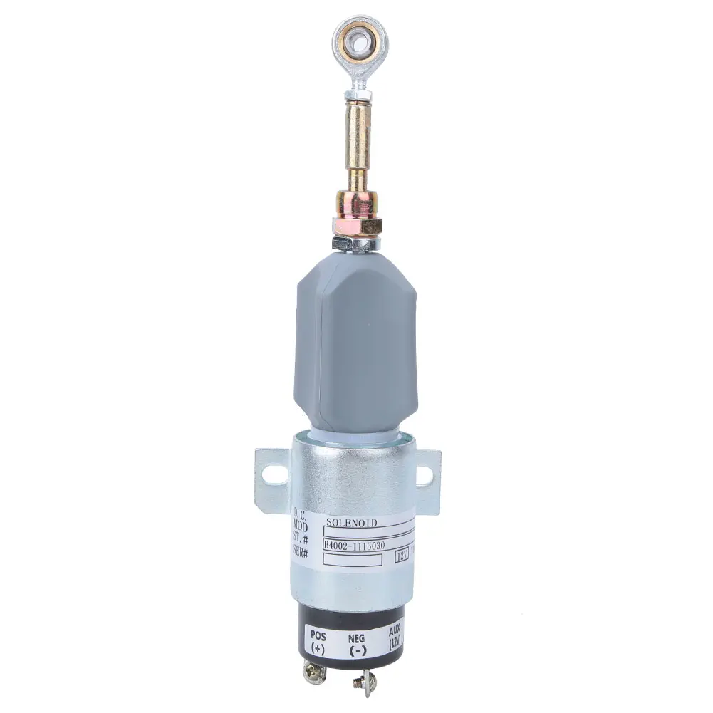 Fuel Shut Off Solenoid B4002-1115030 Fuel Shut Off Shutdown Solenoid Valve 12V Excavator Accessories for YUCHAI