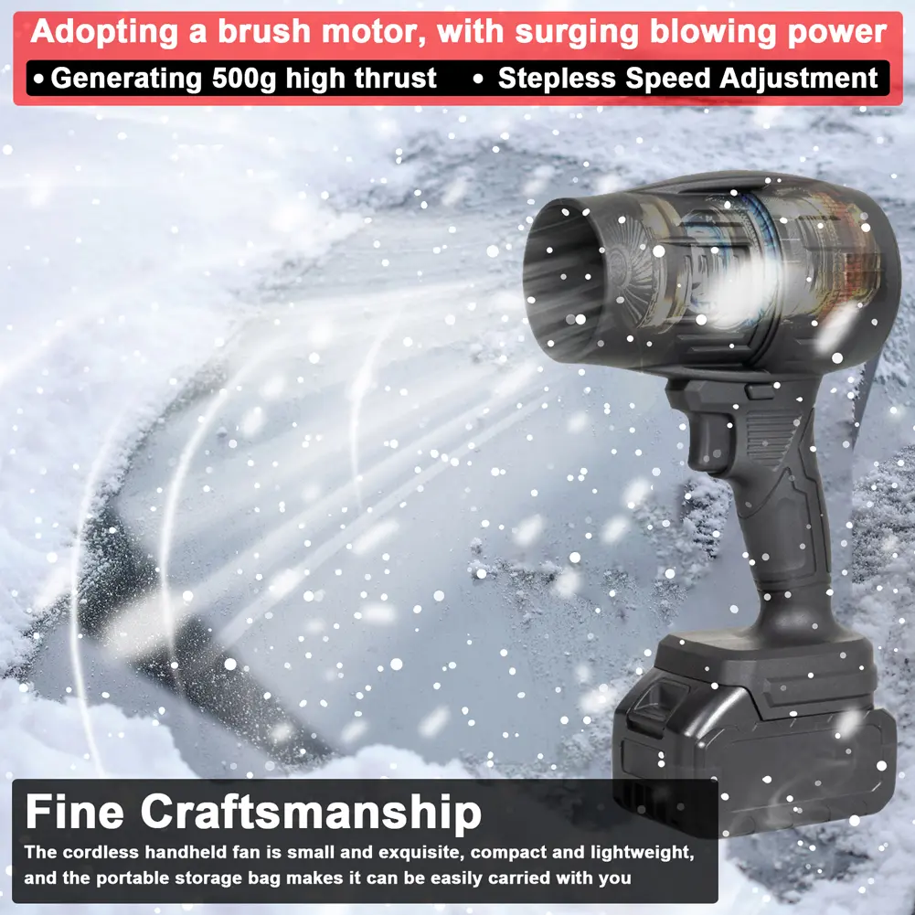 Handheld Jet Fan Violent Fan Brush Motor Ducted Turbofan High Power Duct Fan Portable Dust Blower Keyboard Cleaning Tool