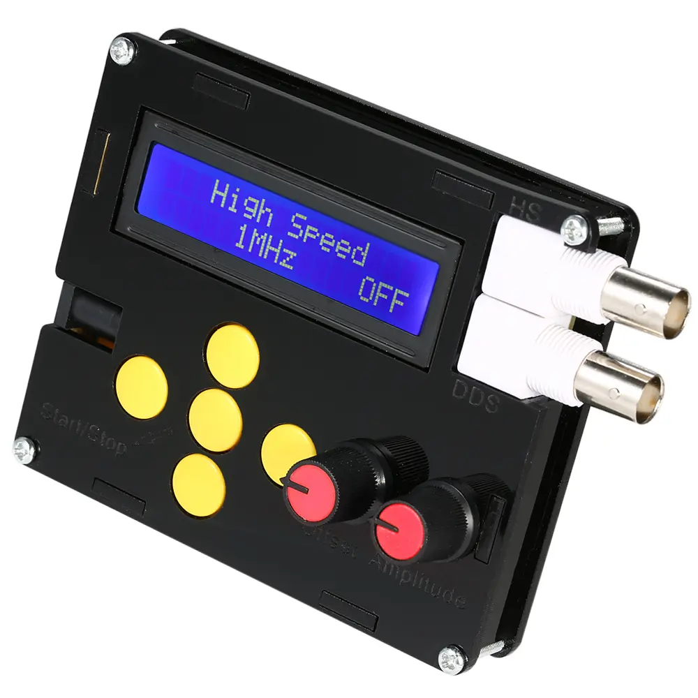 DC4~10V DDS Function Low Frequency Signal Generator Sine/Triangle/Square/Sawtooth/ECG/Noise Output 1Hz-500kHz Frequency