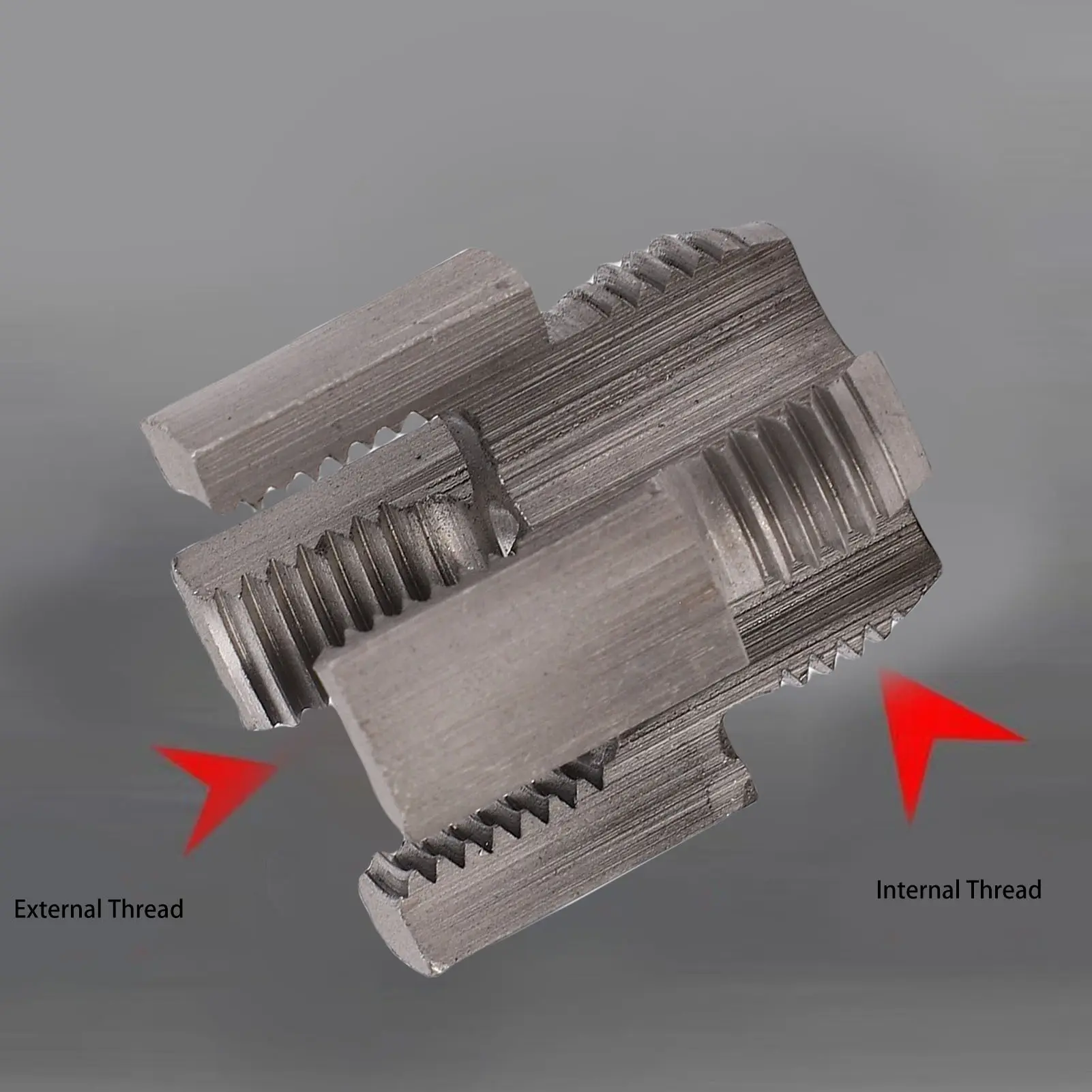 10PCS Pipe Threading Tool Internal External Pipe Threading Tool 3/4 Inch DN20 Integrated Pipe Threader for PPR PVC MPP Pipes