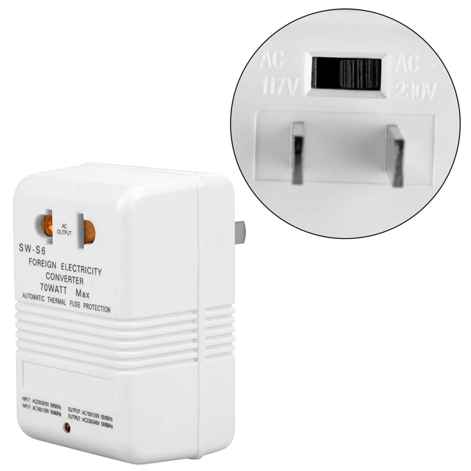 70W / to / Step Up & Down Voltage Converter Transformer (CN Standard Plug) Voltage Converter Transformer