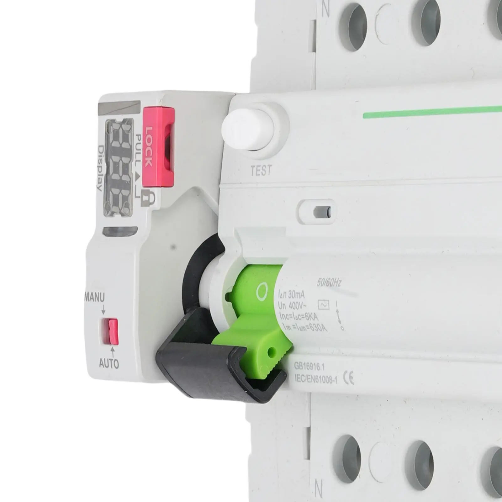 4P A Type Self Reclosing Circuit Breaker Digital Display Auto Reset RCD RCCB Circuit Breaker Circuit Breaker 4P Circuit Breaker