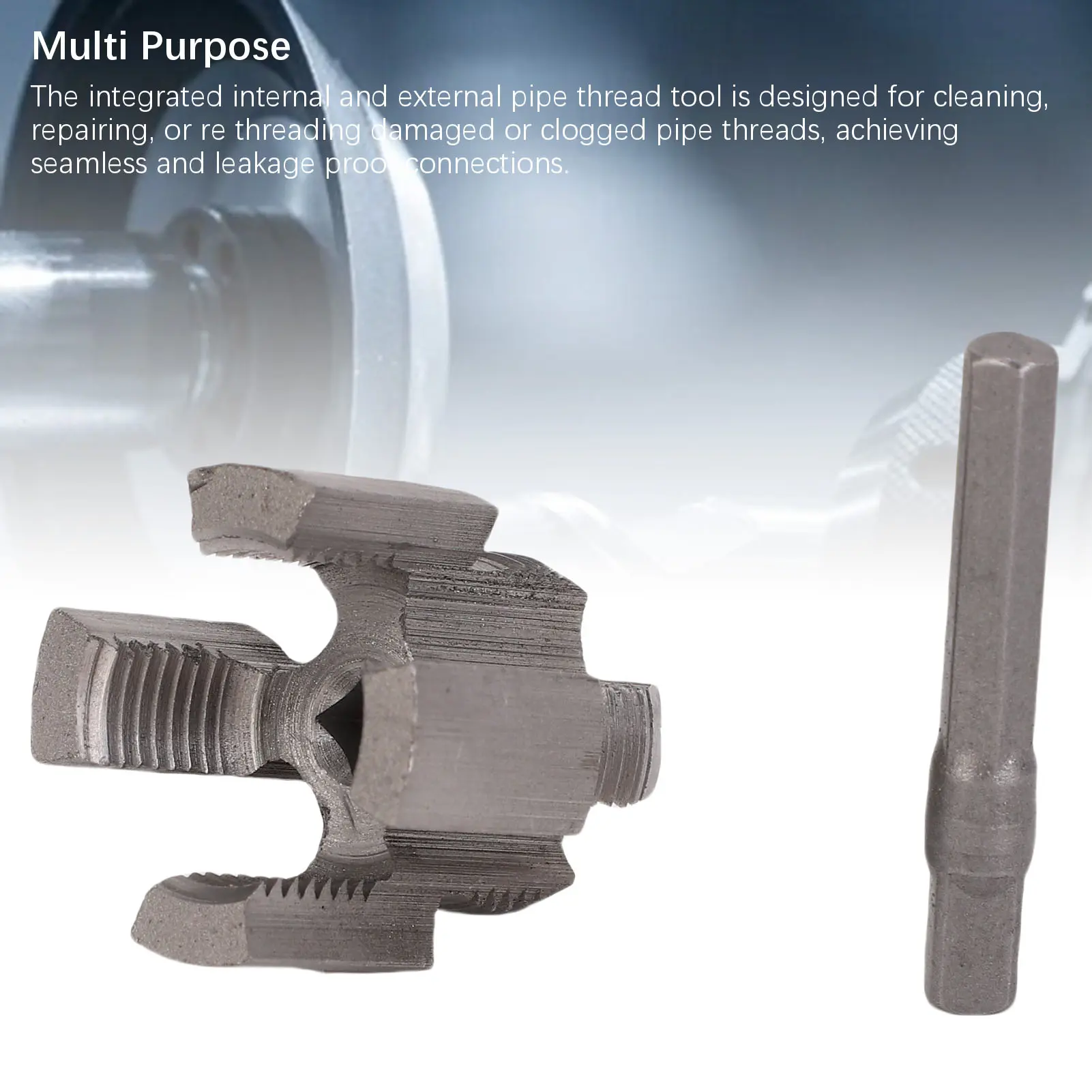 10PCS Pipe Threading Tool Internal External Pipe Threading Tool 3/4 Inch DN20 Integrated Pipe Threader for PPR PVC MPP Pipes