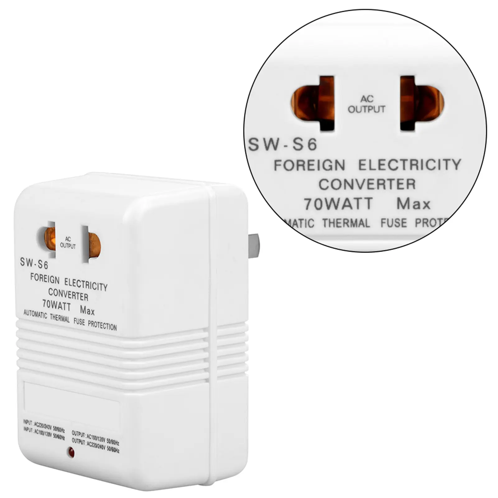 70W / to / Step Up & Down Voltage Converter Transformer (CN Standard Plug) Voltage Converter Transformer