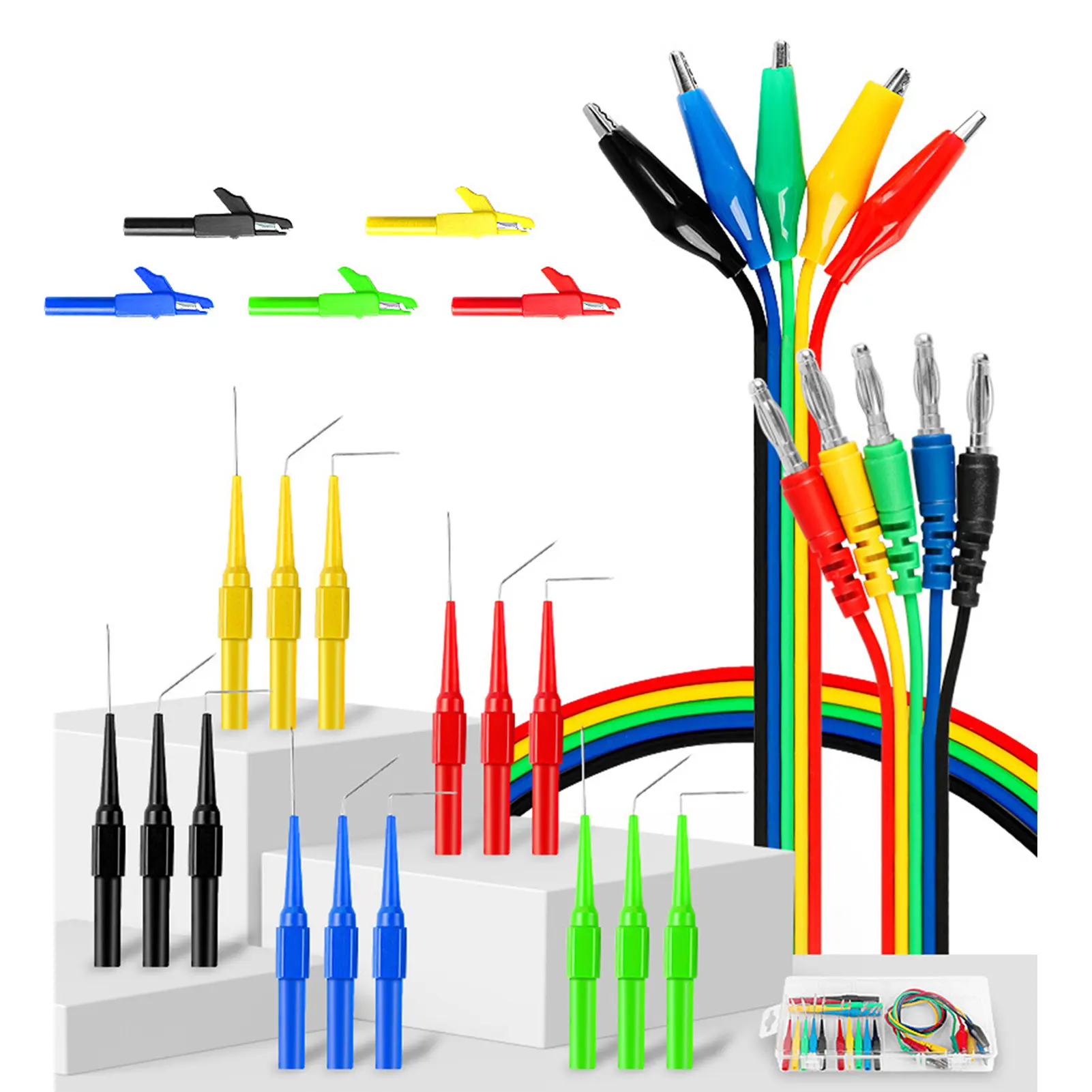 20/25pcs Auto Repair Tools Electrical Service Tools Automotive Multi-function Lead Test Tools KIT Circuit Test Wires