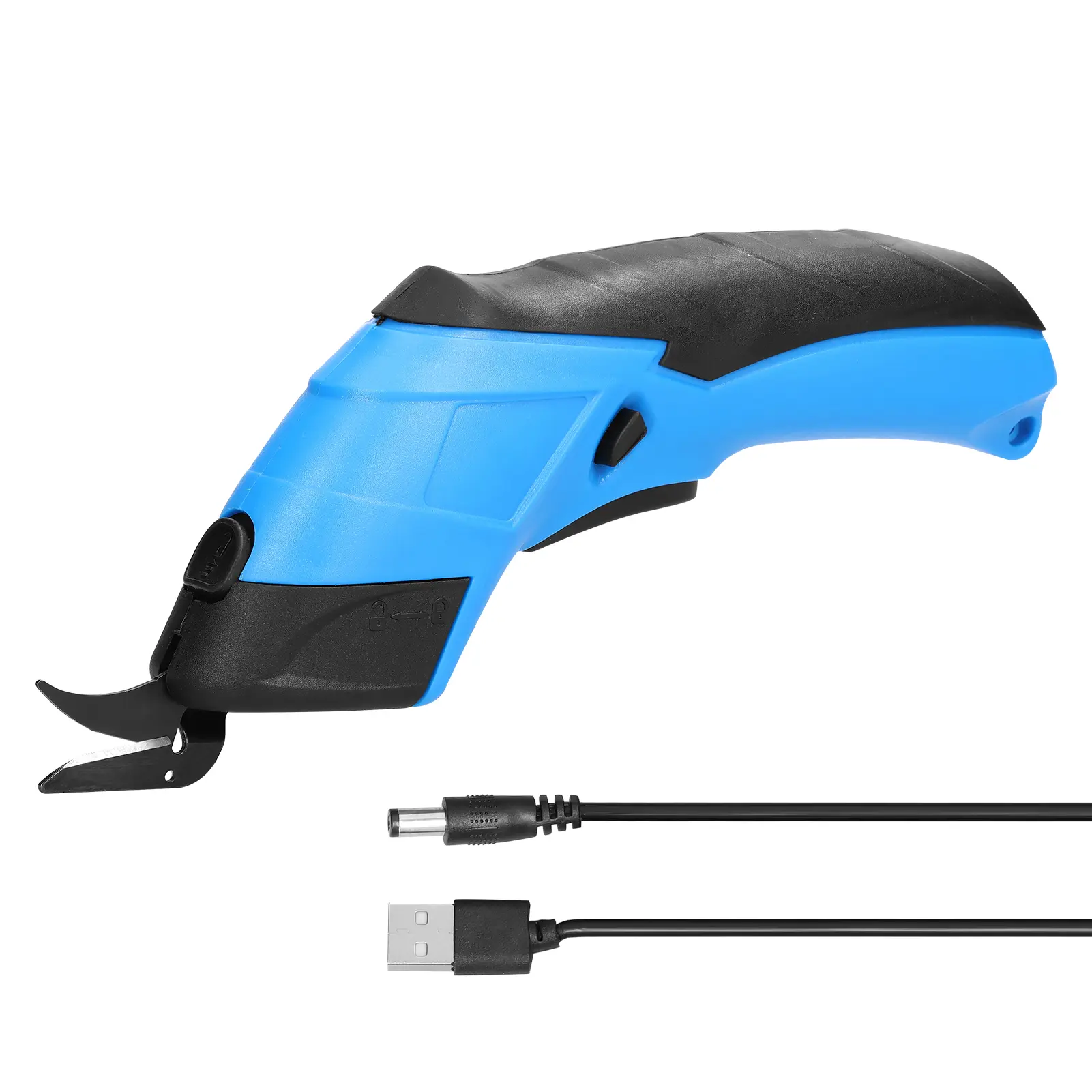 Handheld Lithium Electric Power Shear Multi-function Cutting Shears Fabric Carpet PVC Paperboard Cloth Cutting Cordless Cutter