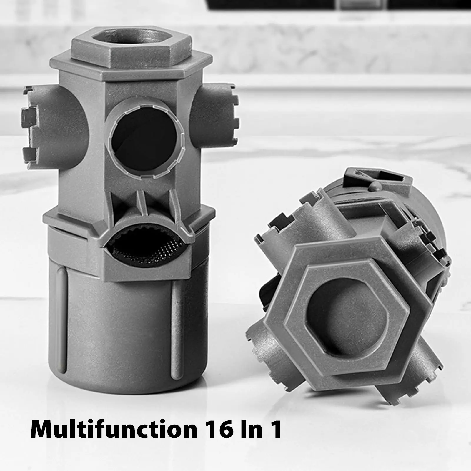 Faucet and Sink Installer Tool User Friendly Multifunctional Faucet and Sink Wrench 4  with Repair Accessories for Bathroom