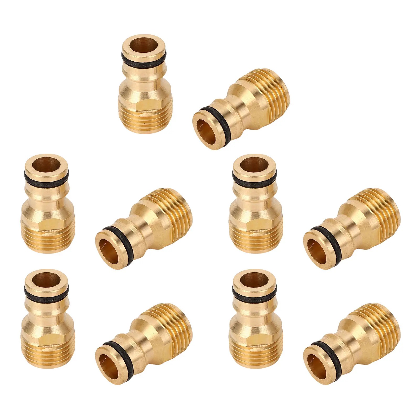 10PCS Dishwasher Faucet Adapters Snap Connection Brass Sink Faucet Adapter for Portable Washer Sink Faucet Adapter for Washer