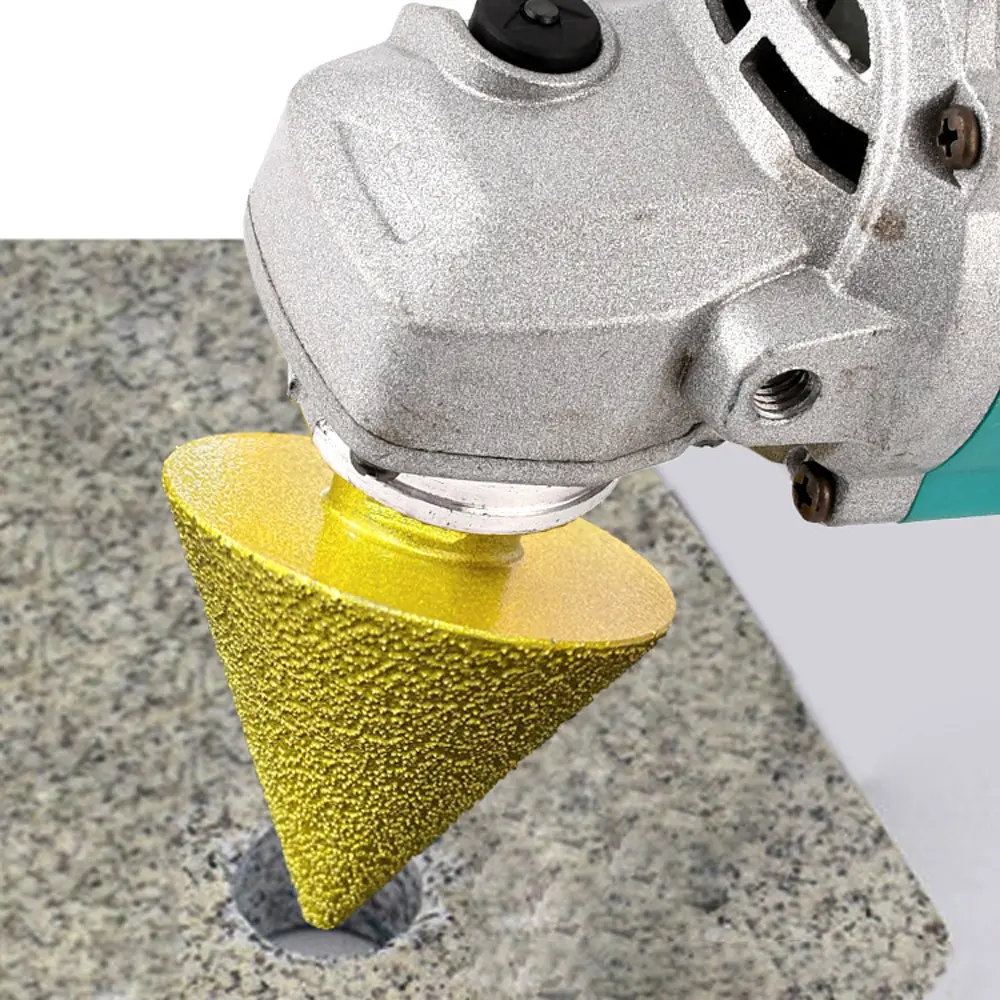 M14 Diamond Chamfer Bits Dia 35-50mm Milling Tile Cutter Marble Concrete Hole Saw Masonry Drilling Crowns Construction Job Tools