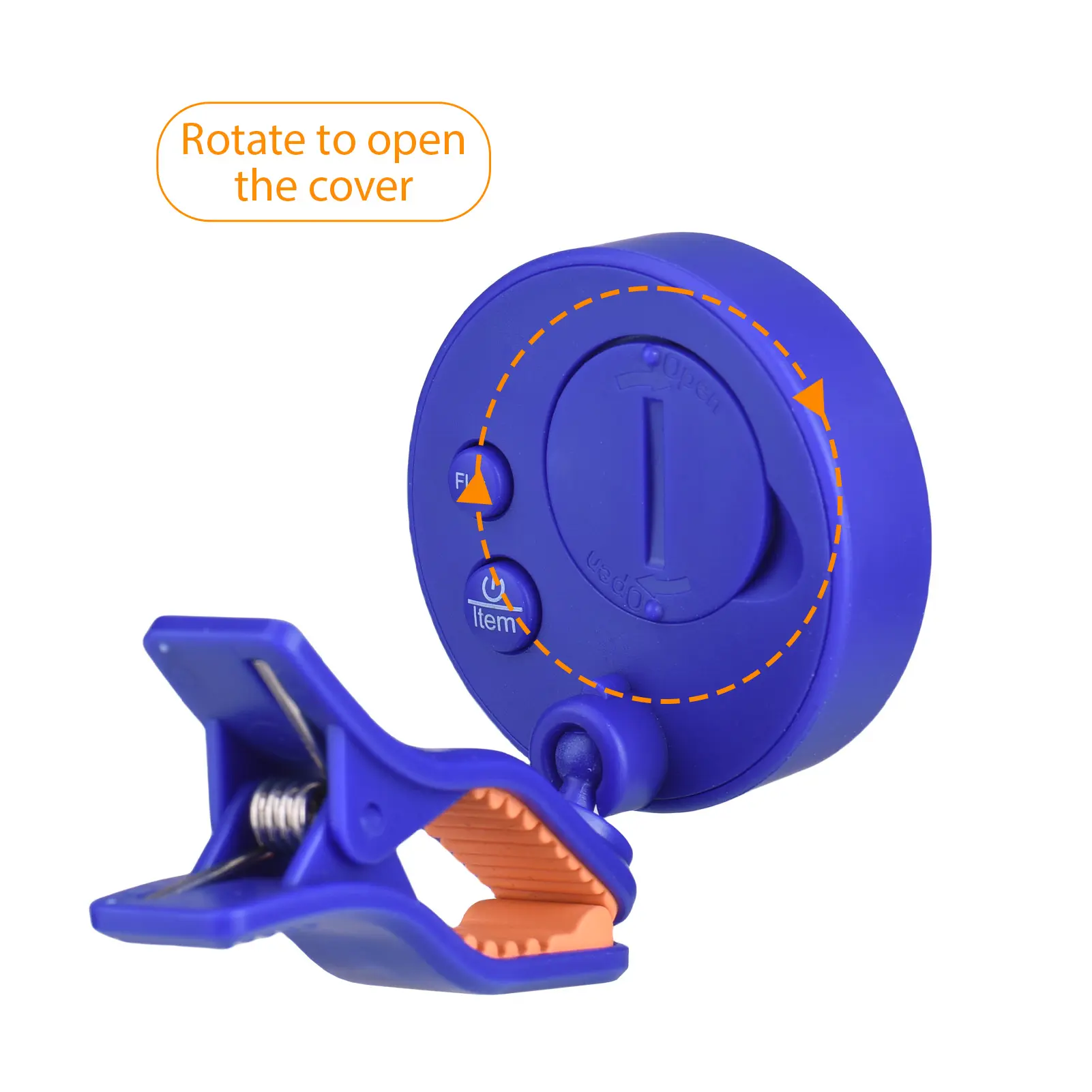 Guitar Tuner Clip On for Chromatic Guitar Bass Violin Ukulele Color Screen Display Portable Guitar Tuner with Rotating Clip