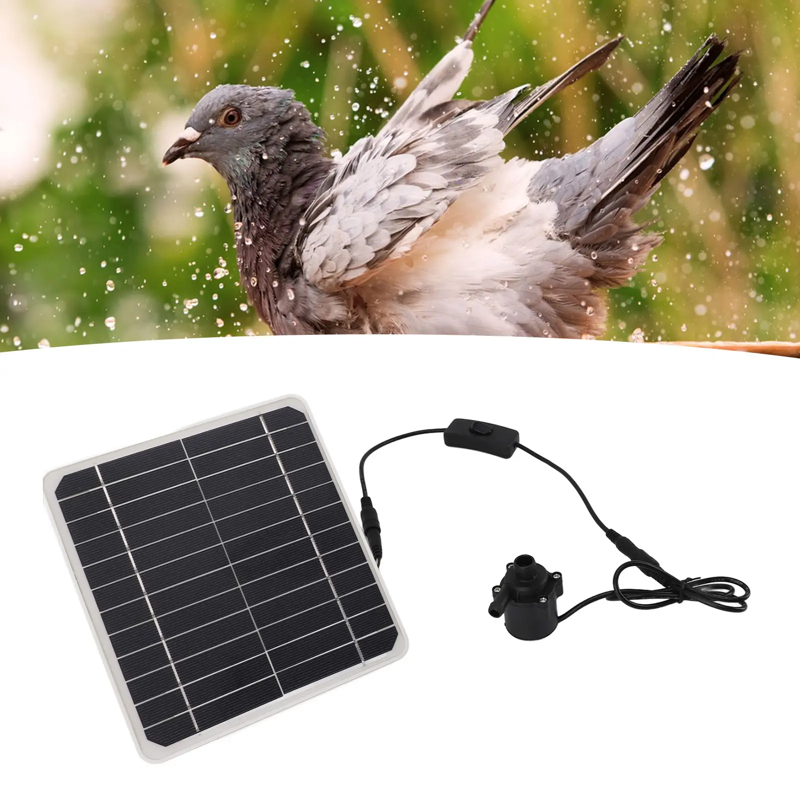 Solar Power  Panel Kit Strong Power Generation 50W Solar  Kit 24 Hour  for Gardens for Fish
