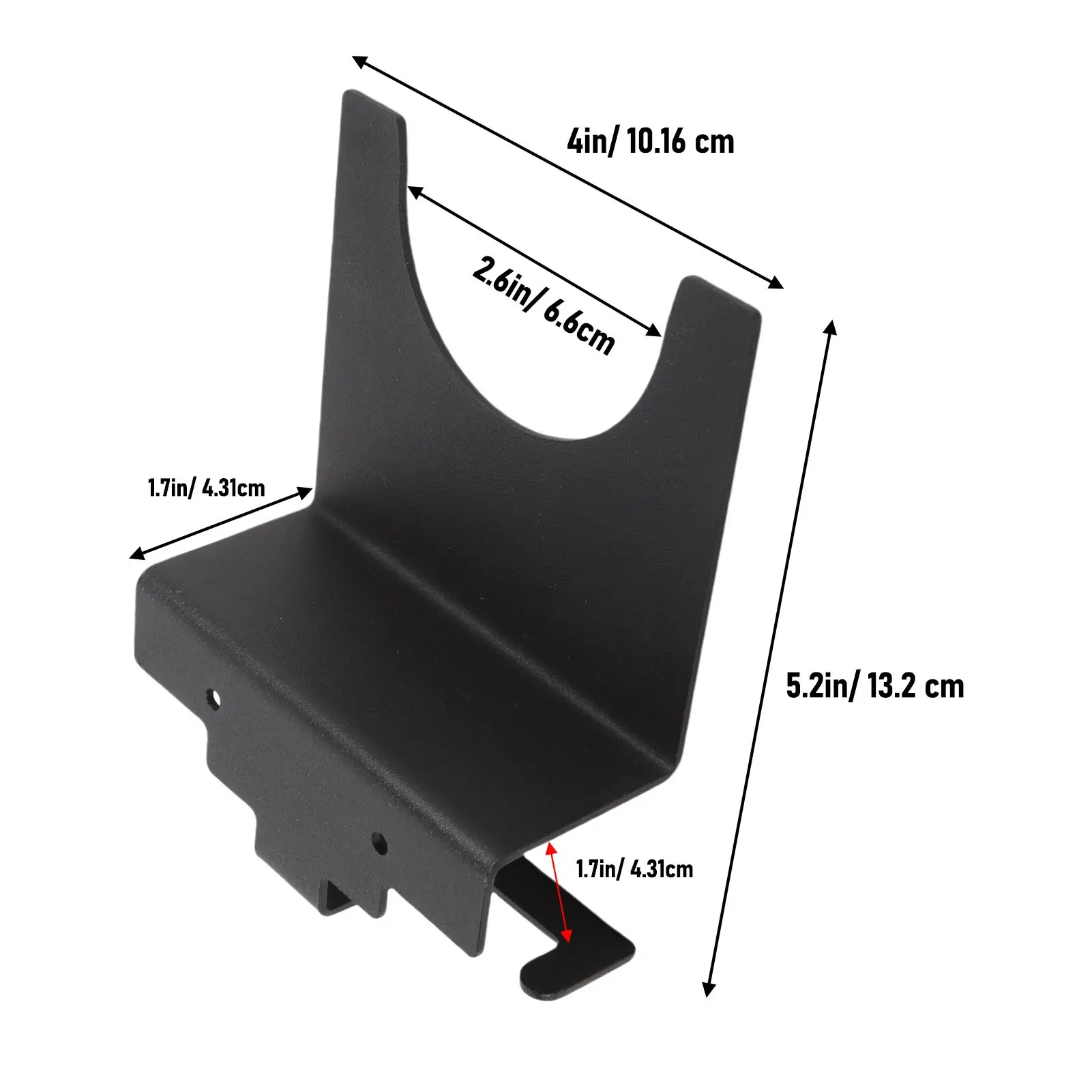 Polisher Storage Rack Wall Mount Polisher Holder Black Angle Grinder Stand Metal Garage Workshop Organizer for Waxing Machines
