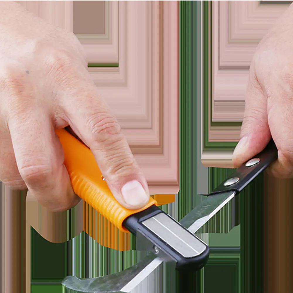 Pocket Sharpener Portable Garden Shears Blade Opener Multi-Function Gardening Electric Pruning Shears Shapening Tools