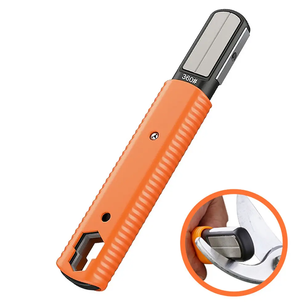 Pocket Sharpener Portable Garden Shears Blade Opener Multi-Function Gardening Electric Pruning Shears Shapening Tools
