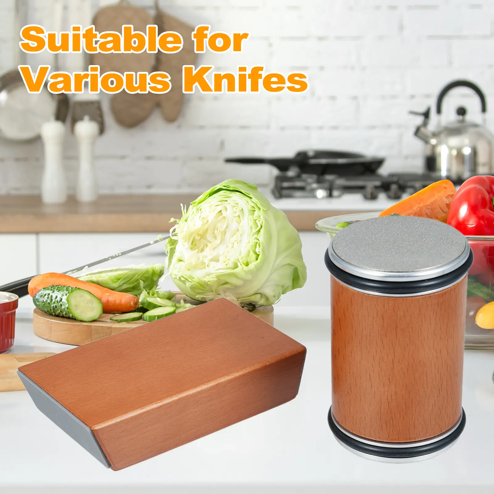 2024 Rolling Knife Sharpener Kit For Straight Edge Roller Knife Sharpening With Industry Diamonds Chef Knife Set Fast Delivery