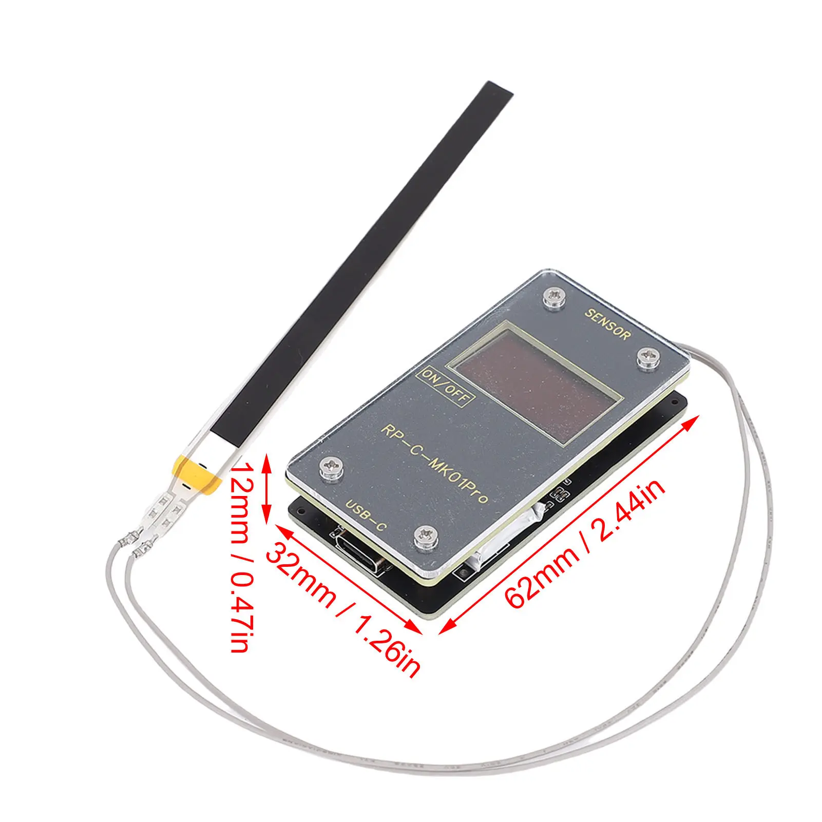 Pressure Sensor Display Module Copper Clad Laminate Flexible Thin Film 32x62.6x12mm 3KG 3KG Pressure Sensor Display Module