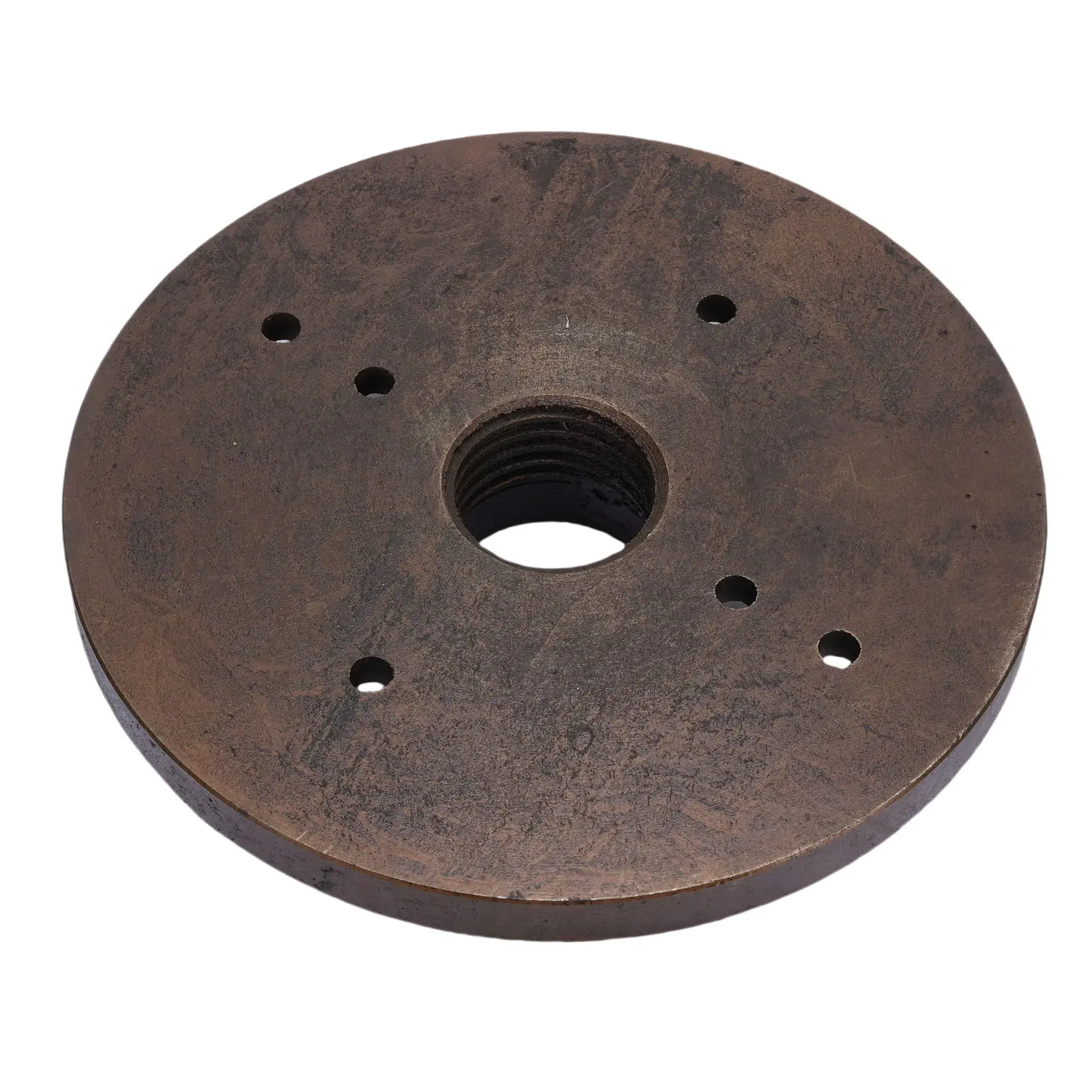 Lathe Headstock Spindle Adapter 1in 8TPI Steel Easy To Install 33mm Center Thread Lathe Spindle Adapter for Small Bowl Turning