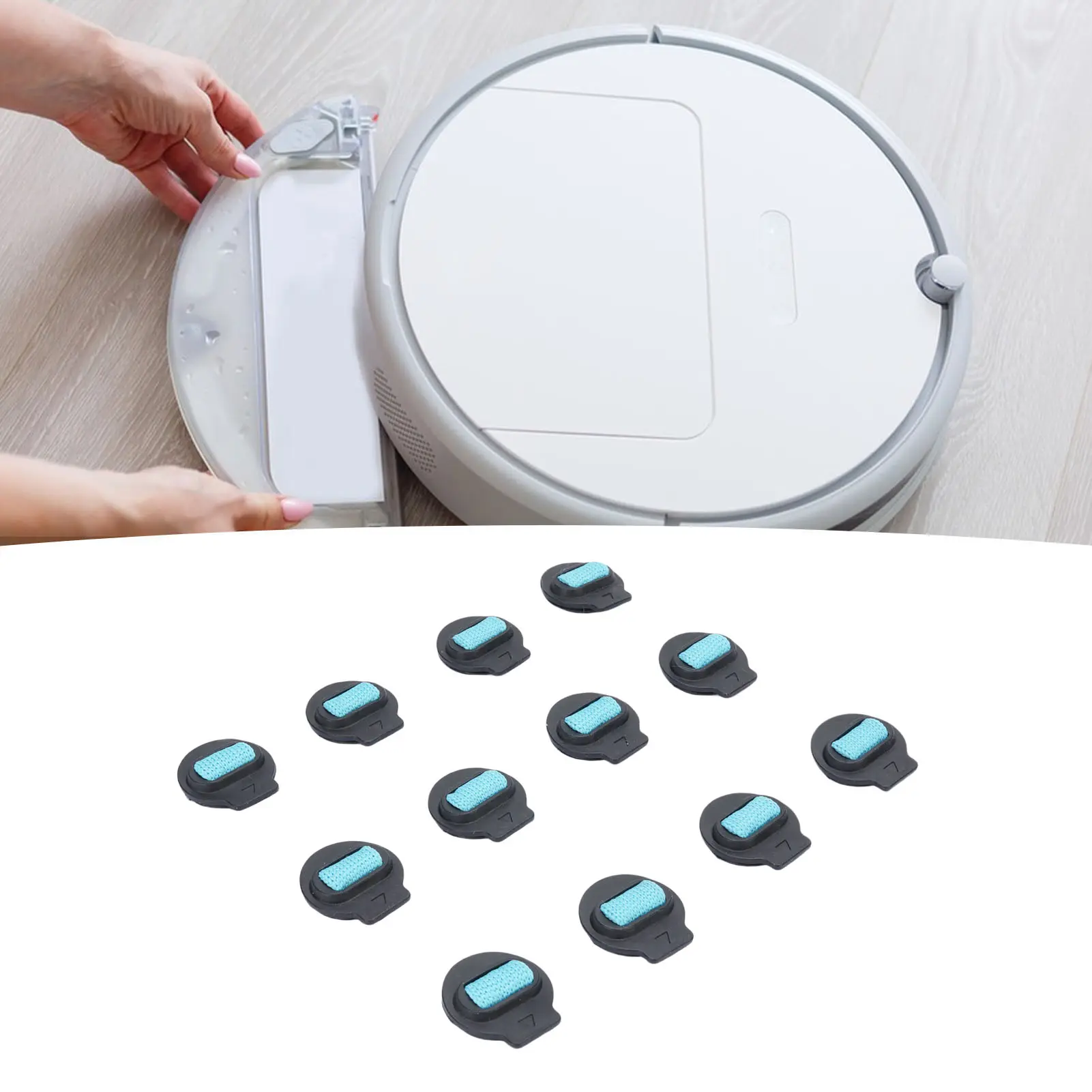 12PCS Vacuum Cleaner Mop Pad Replacement for I5 I5+ J5 J5+ Microfiber Cleaning Pad Vacuum Cleaner Mop Pad Replacement for I5
