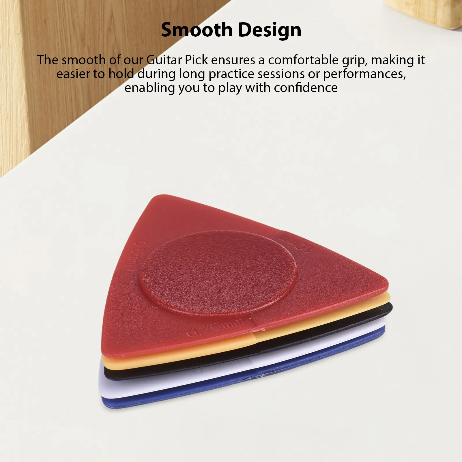 Multi-thickness Guitar Picks Guitar Accessories Musical Instrument Accessory 0.5/0.75/1.0mm Guitar Picks