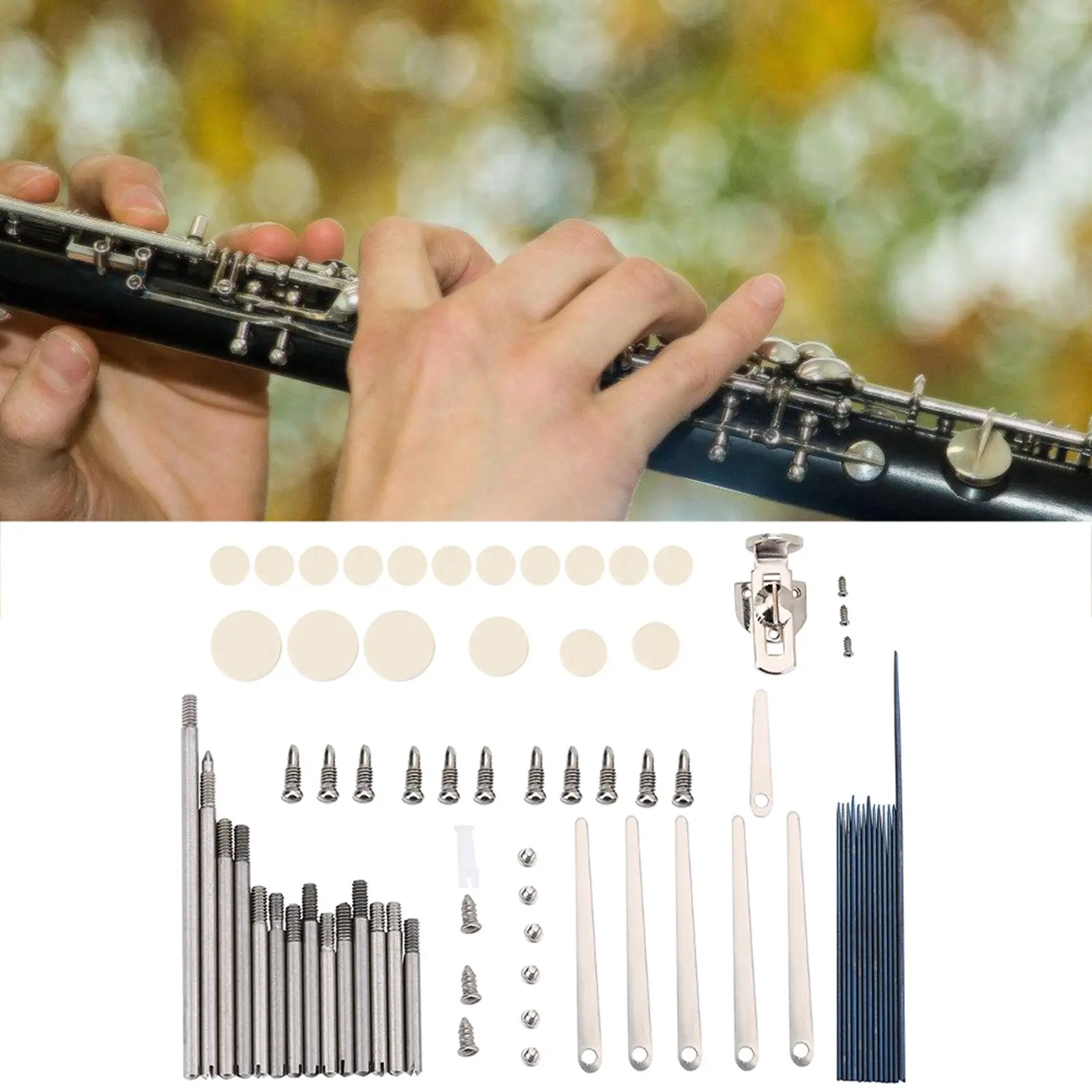 Clarinet Accessories Clarinet Tools Clarinet Maintanance Tools Instrument Repair Parts Replacement Kit Set Clarinet Screws