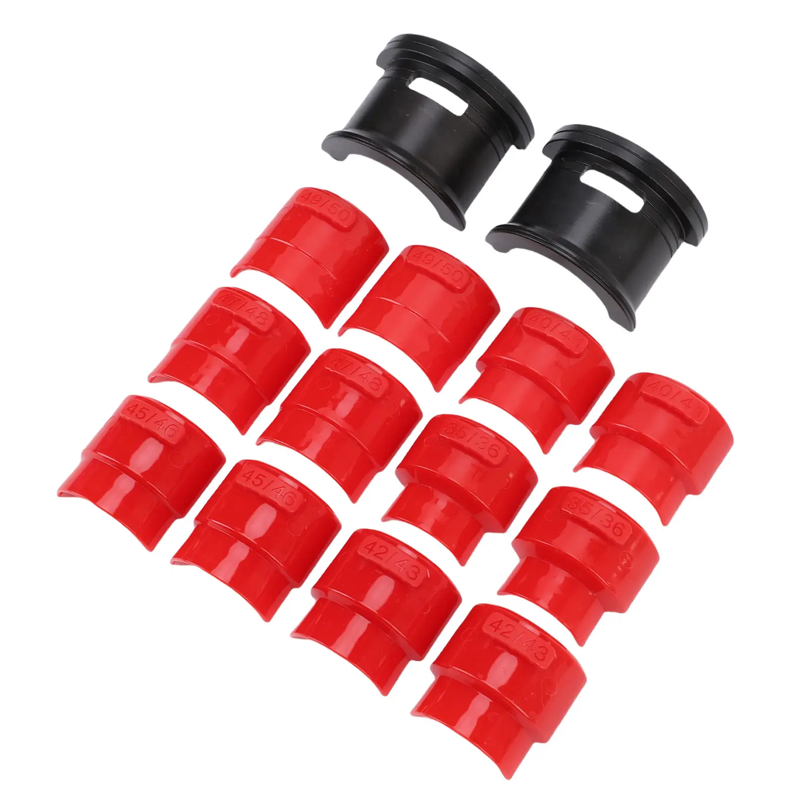 14PCS/set Universal Motorcycle Fork Seal Driver Tool Kit 35-50mm Fork Seal Installer Driver Removal Set for Most Motorbikes