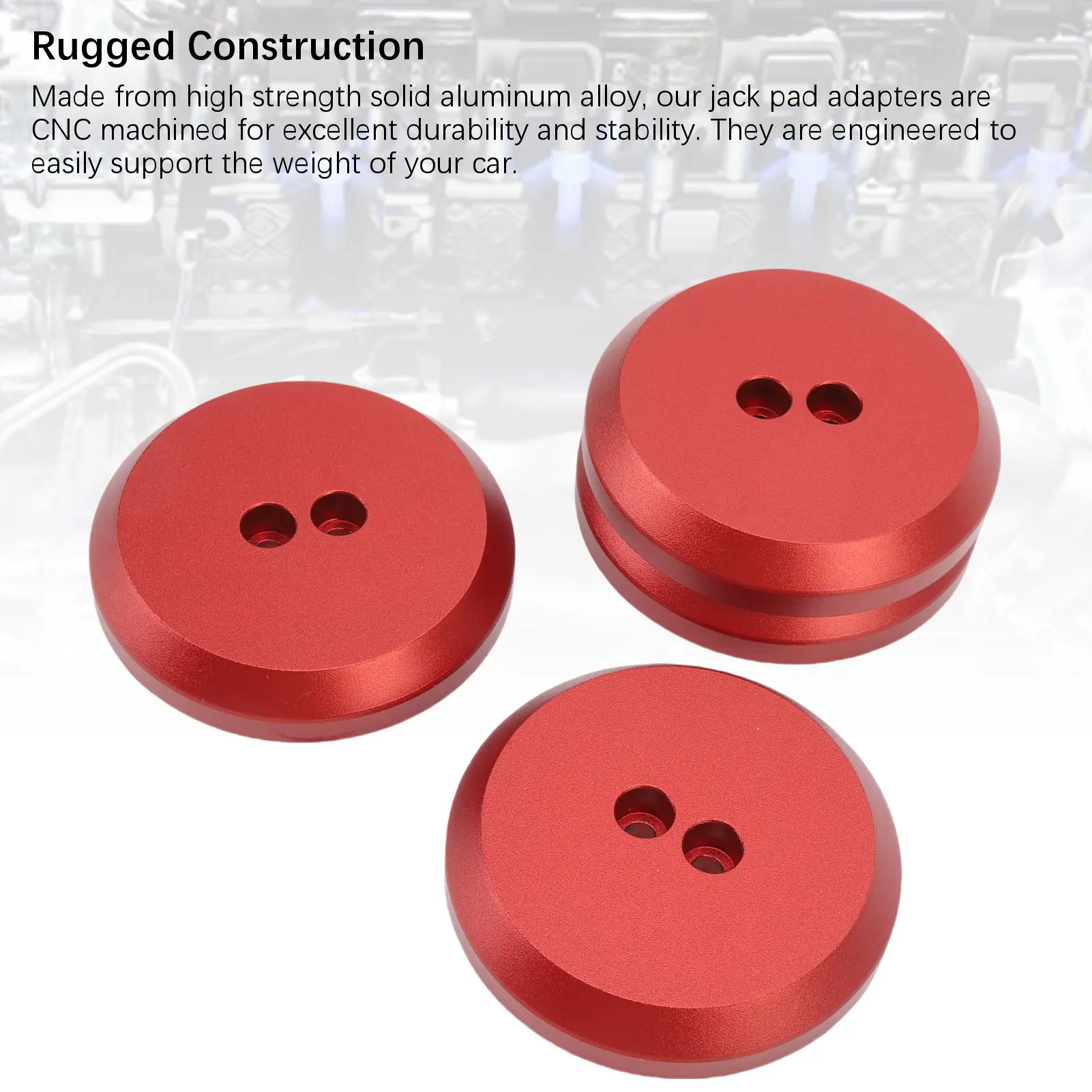 Disk Jack Adapter Lifting Puck Jack Pad Adapter Aluminium Alloy Replacement for   944 964 993 996 997 911 1997-2021