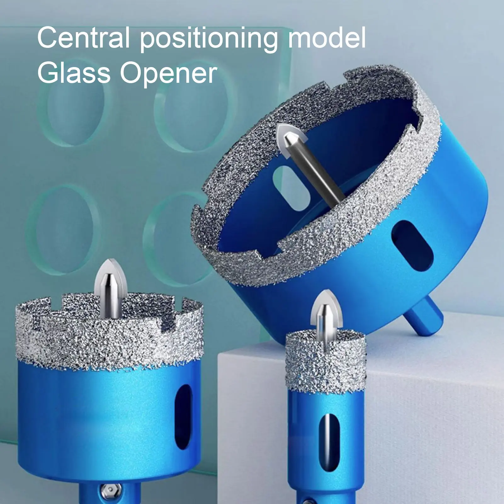 5PCS/set Drill Bit 18 20 25 35 45mm  Hole Saw Drill Bit Set Anti Slip Accurate Positioning for Ceramic Tile Glass Marble