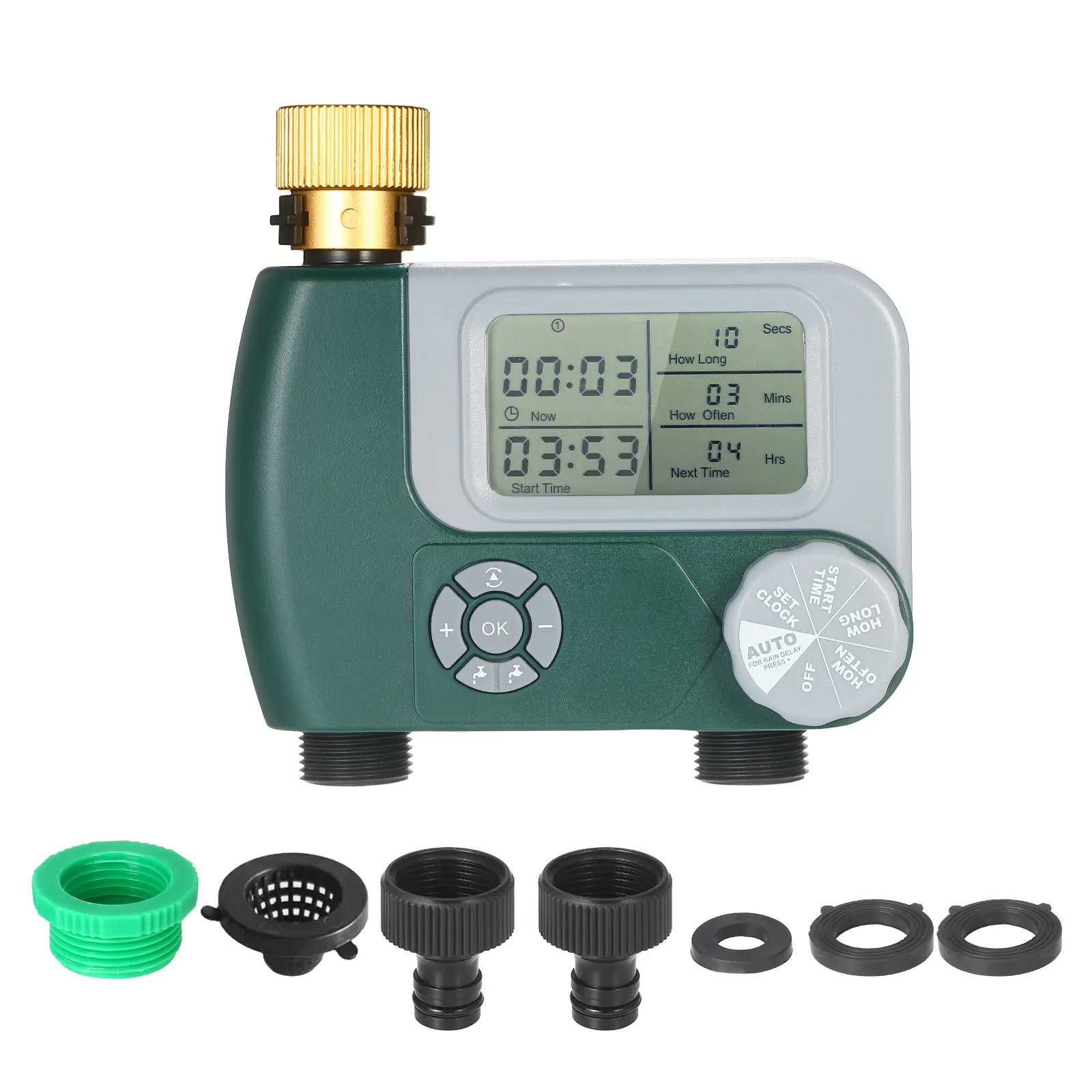 Programmable Digital Hose Faucet Timer Outdoor Battery Operated Automatic Watering Sprinkler System Irrigation Controller Garden