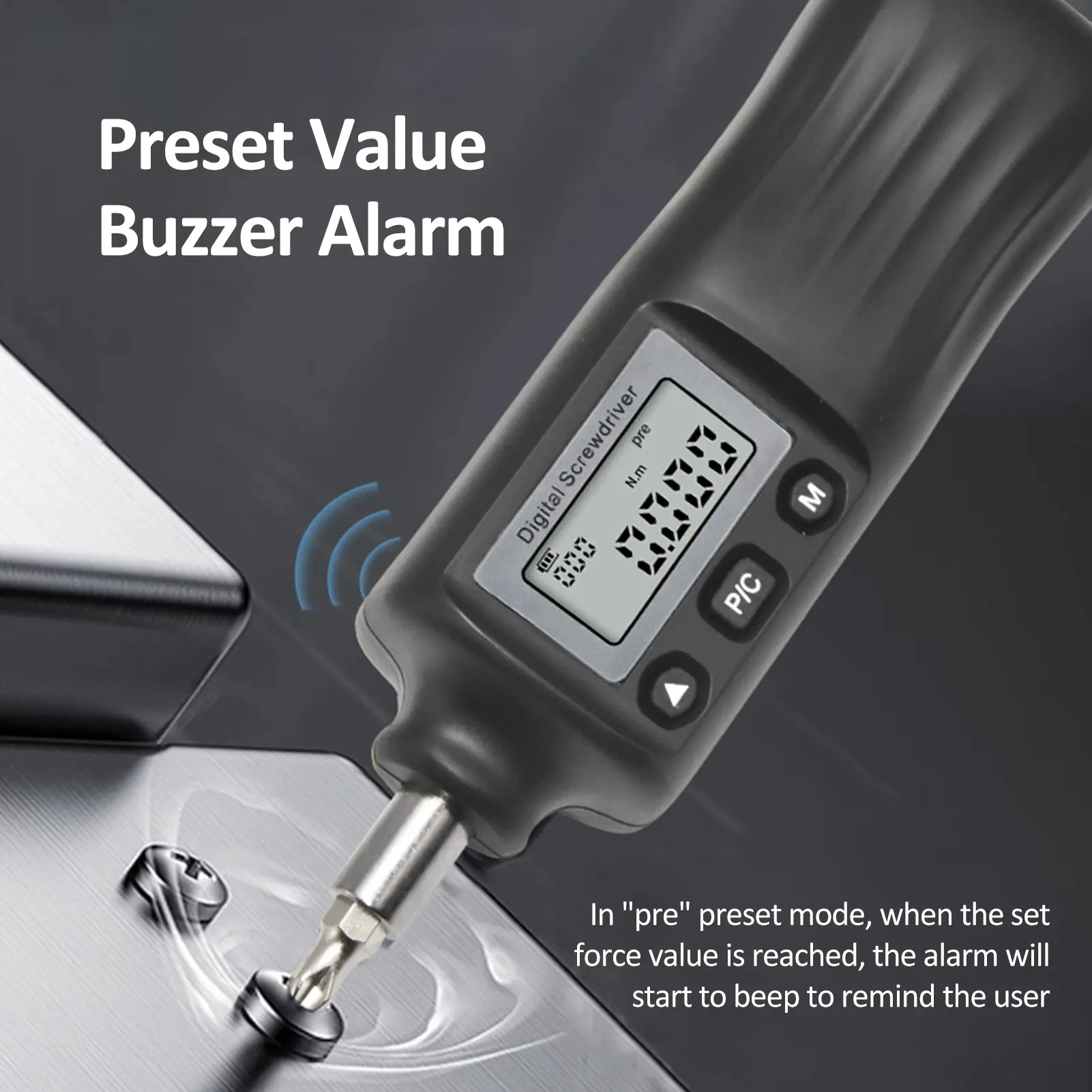 Digital Screwdriver Drive Screwdriver Torque Wrench Adjustable 1.6-8N.m Torque Screwdriver Hand tools Bike Repairing Tools