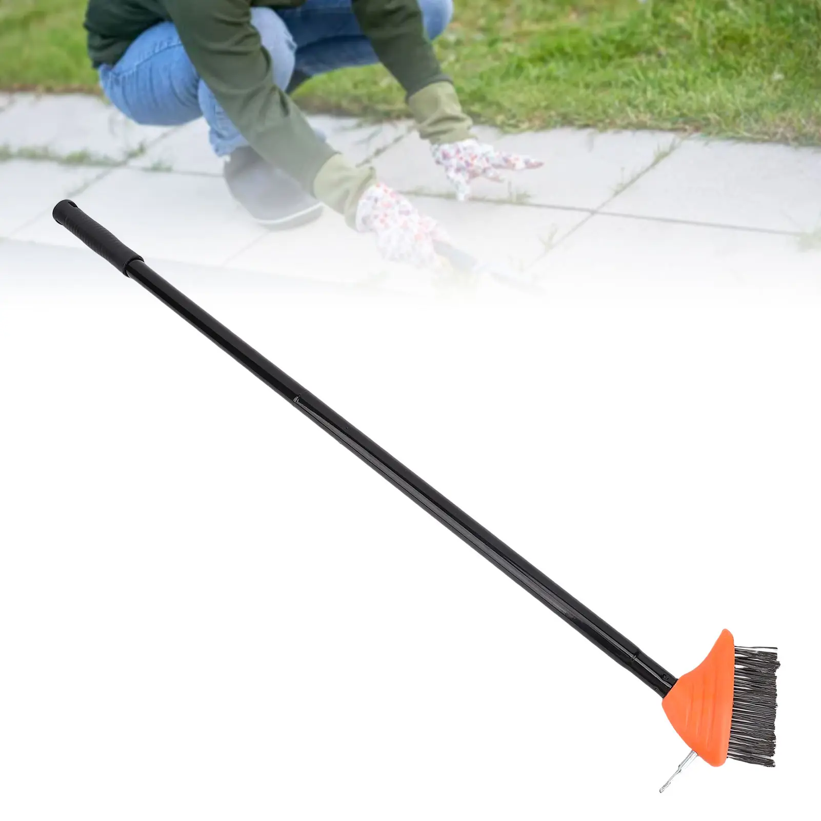 3 in 1 Weeds Brush Set Multifunctional Long Handle Yard Cleaning Brush Set for Moss Bricks Patio Garden Weeds Remove Brush