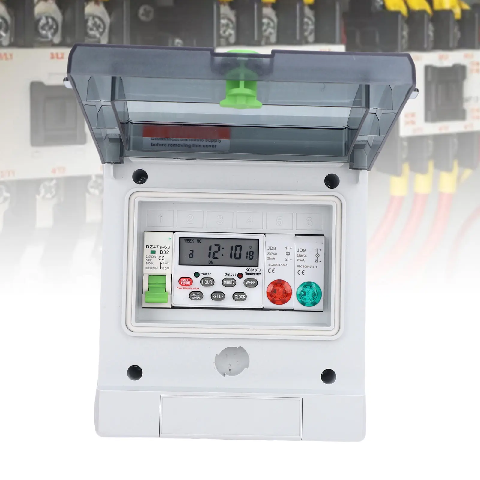 Outdoor Water Proof Distribution Box Accurate Control Digital Timer Box Electrical Improve Efficiency IP65 Protecting for Pump