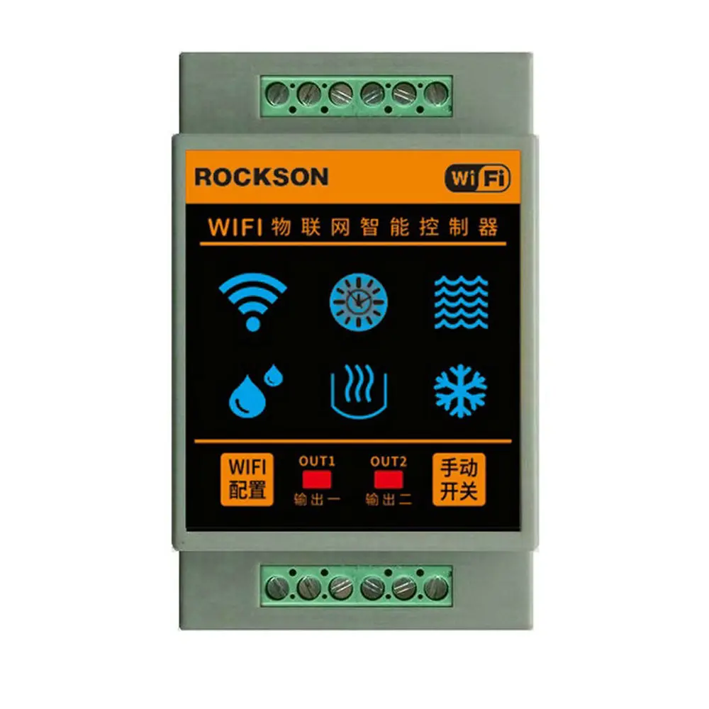 Tuya Wifi Level Controller Sensors WF96L Water-level Alarm Device Swimming Flows Detection System APP Remote Control