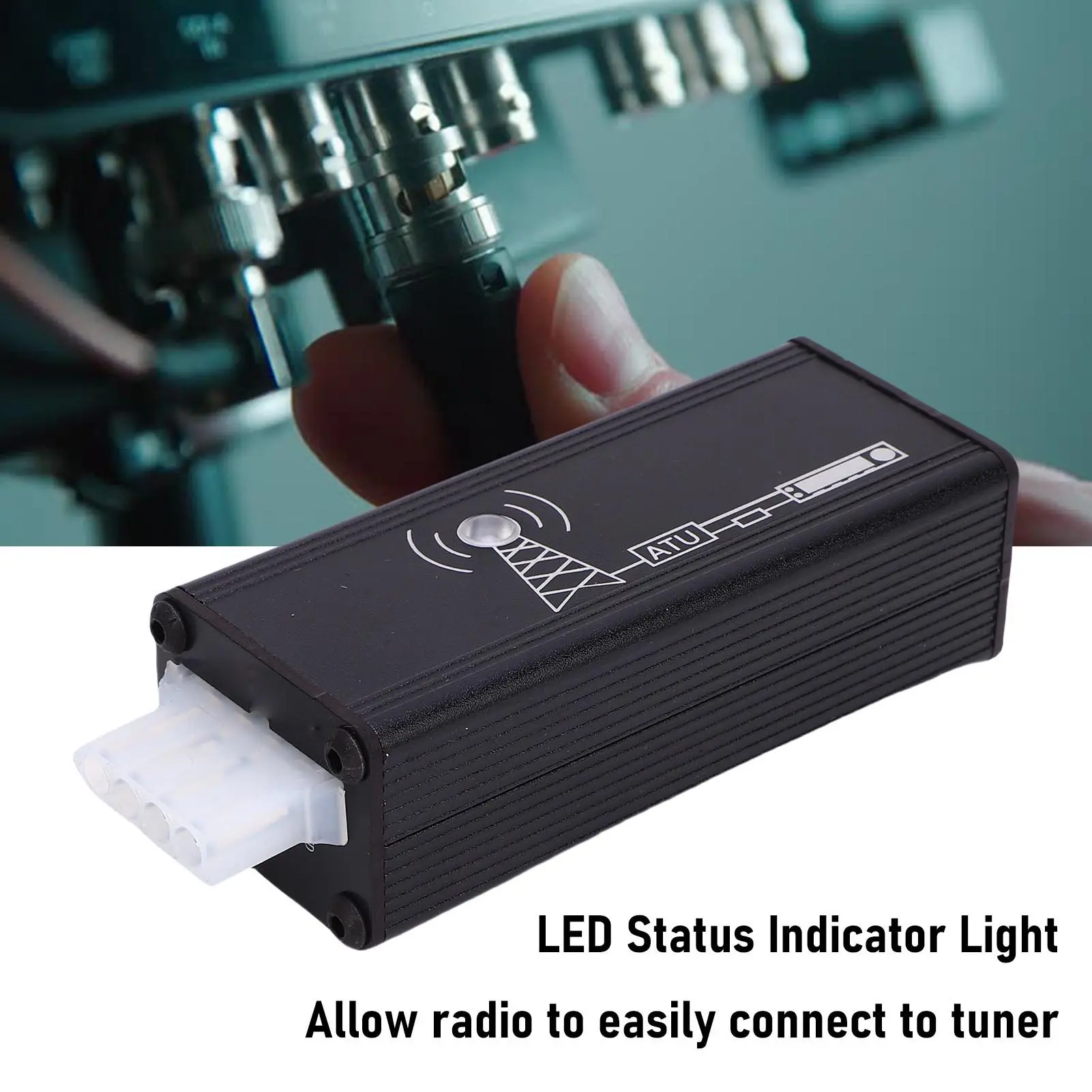 Antenna Tuner Converter Fit for DX10 FTDX101 FTDX3000 991 891 897 450D Radio to Tuner Adapter Antenna Tuner Converter and Cable