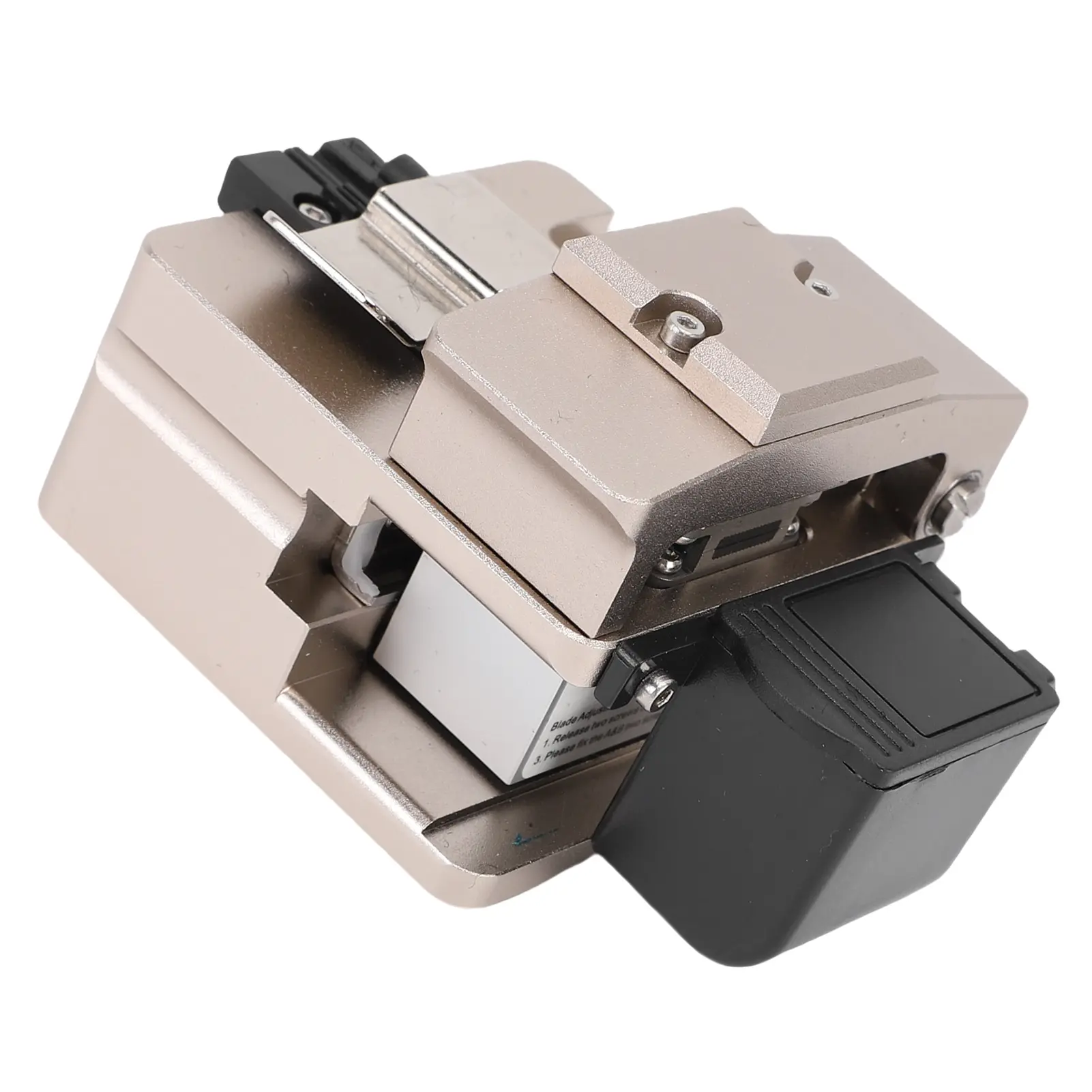 Cleaver with Waste Box 16 Cleaving Sides Auto Return Optical Cable  Cutter Tool Auto Return  Cleaver