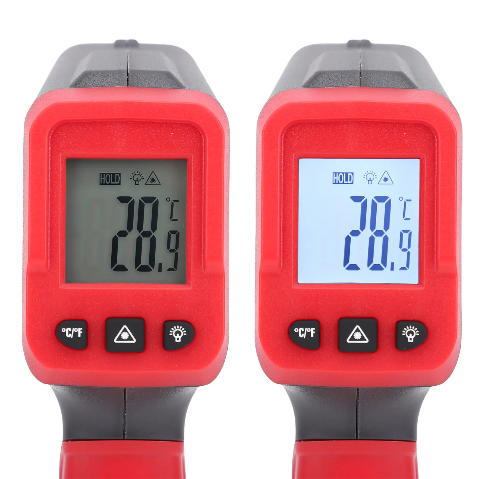Infrared Thermometer Temperature Gun, Digital IR Heat Surface Temp Gun, Contactless Thermal Gun for Cooking Food BBQ Pizza Oven