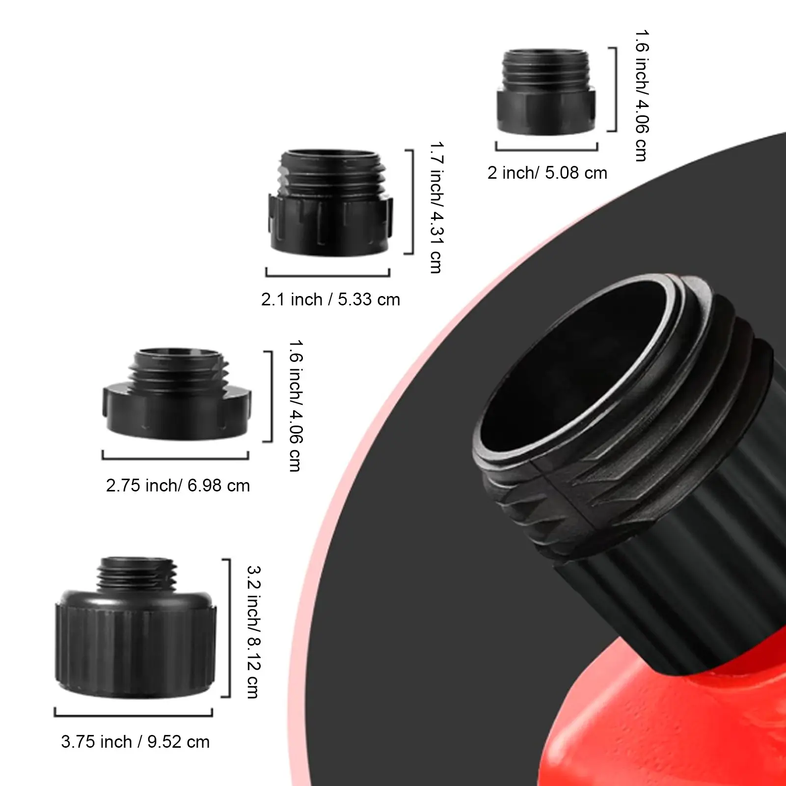 Portable Liquid Transfer Pump Flexible Hose Fast 3.2GPM  Rate Leakproof Automatic Fuel Transfer Pump for Non Potable Water