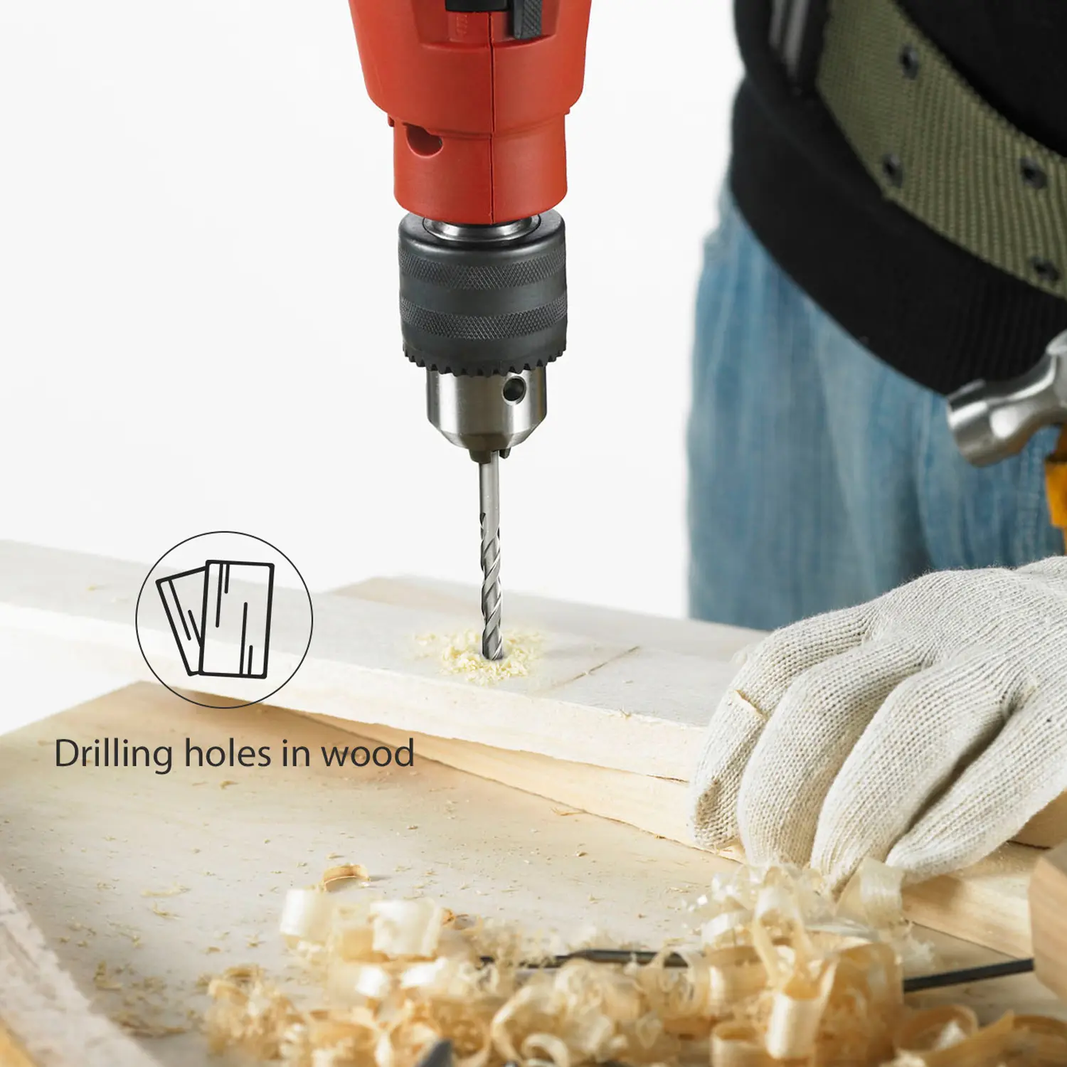 High quality Drill Masonry Drill Set Meterk MK23 Cement Masonry Drill Bit Set with Sandblasting  Treatment