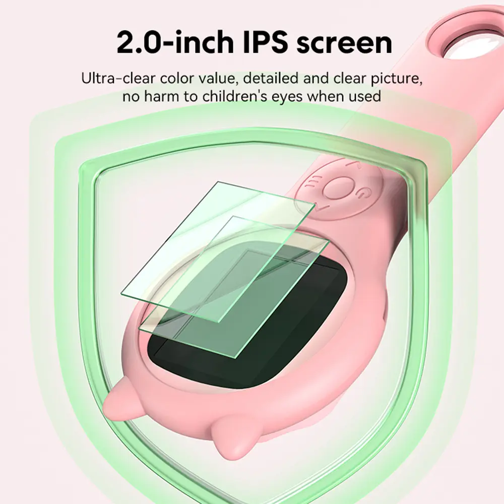 Microscope for Kids 2-inch IPS Screen Magnifying Glass with 8 LED Light 500X Magnifying Glass for Reading Windows/Mac Compatible