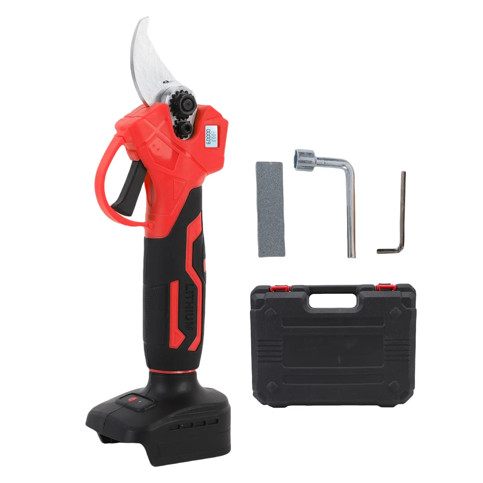 Cordless Branch Cutter 30mm Cutting Diameter Sharply Sturdy Safety Lock Ergonomic SK5 Blades Electric Pruning Shears for Yard