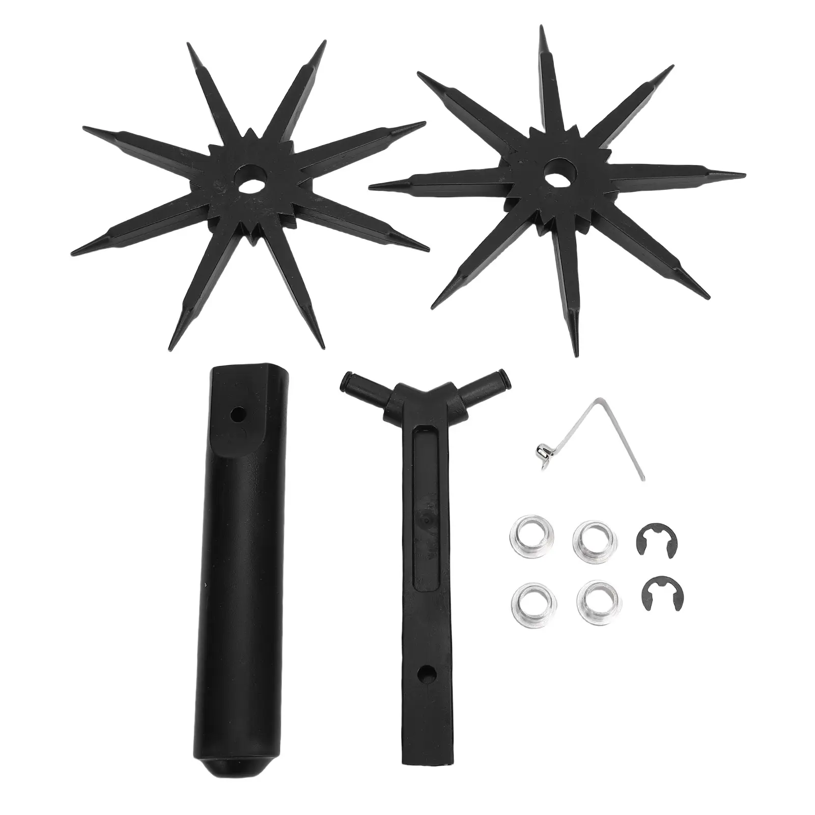 Garden Rotary Cultivator Rotary Cultivator Manual Tiller Light Weight Garden Rake Soil Scarifier for Planting Around Soil Plants