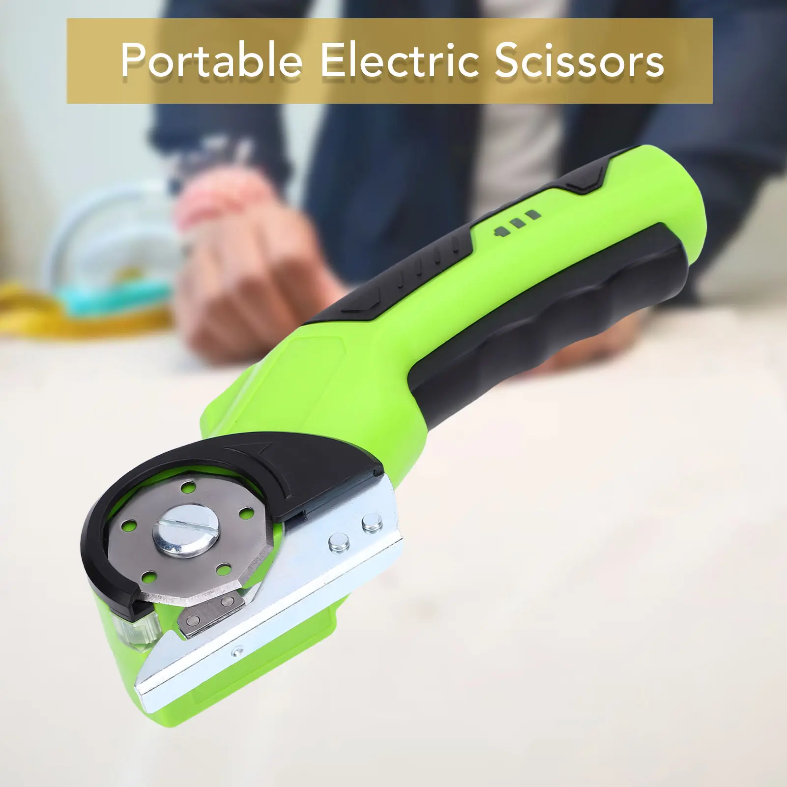 Electric Scissors  Rechargeable Electric Fabric Scissors Powerful Motor Efficient Cutting Accurate for Packaging Materials