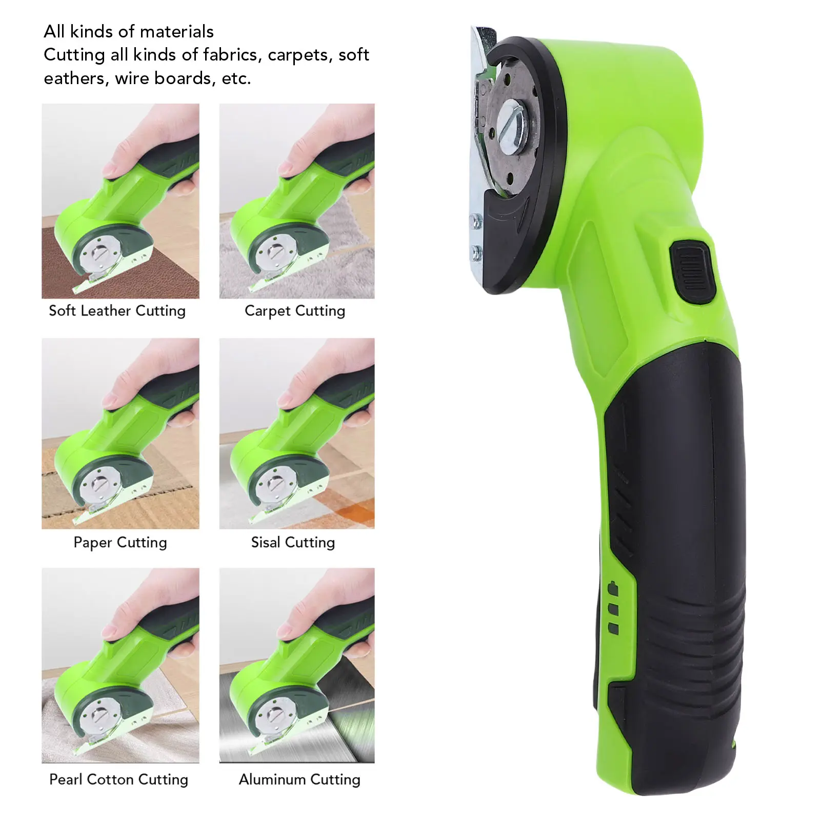 Electric Scissors  Rechargeable Electric Fabric Scissors Powerful Motor Efficient Cutting Accurate for Packaging Materials