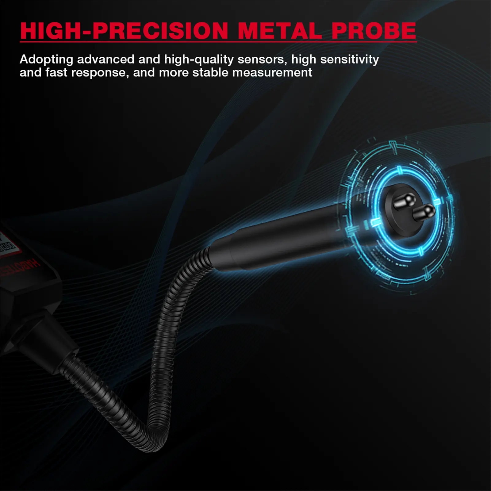 Digital Brake Fluid Tester Auto Car Brake Oil Moisture Detector DOT3/DOT4/DOT5.1 with Backlight Flexible Probe Brake Oil Tester